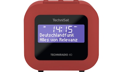 Uhrenradio »TECHNIRADIO 40«, (Digitalradio (DAB+)-UKW mit RDS 1,2 W)
