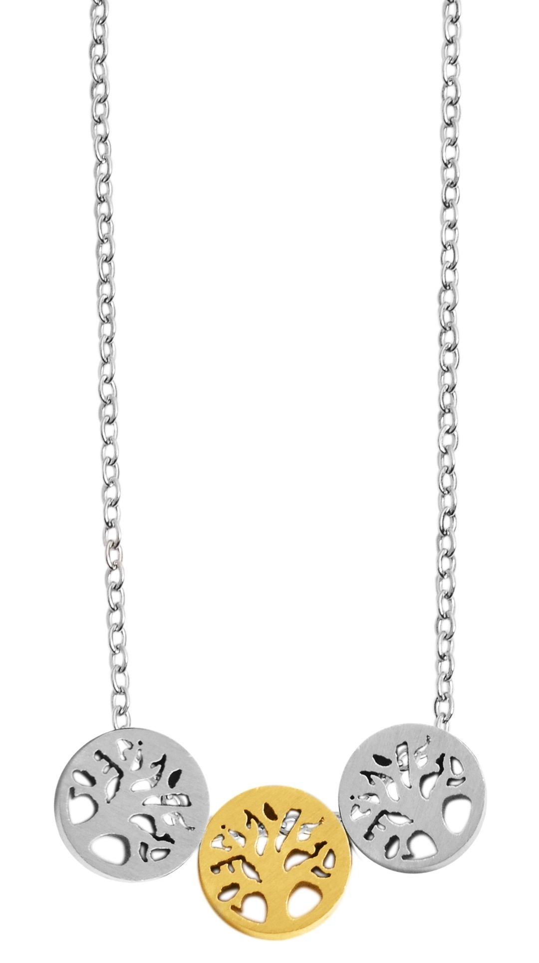 Adelia's Anchor Chain Necklace Stainless Steel Silver 43cm