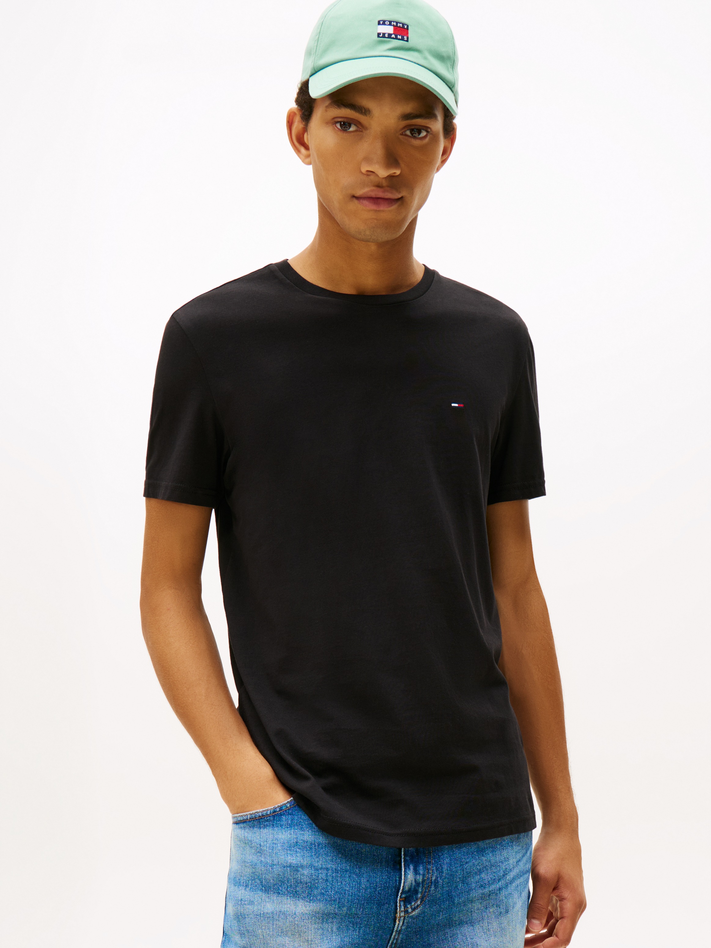 Thumbnail - Tommy Jeans T-Shirt "TJM EXTRA SLIM 3 PACK" Packung, 3 Mit Rundhalsausschnitt