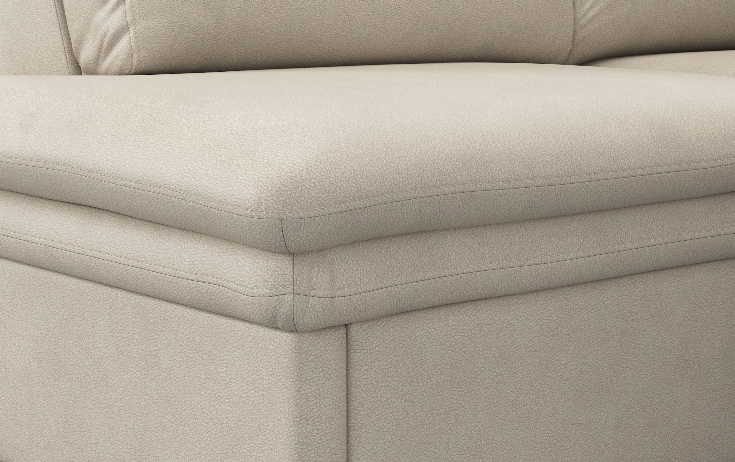 COTTA Ecksofa »Leandra L-Form«, wahlweise mit Bettfunktion & Bettkasten