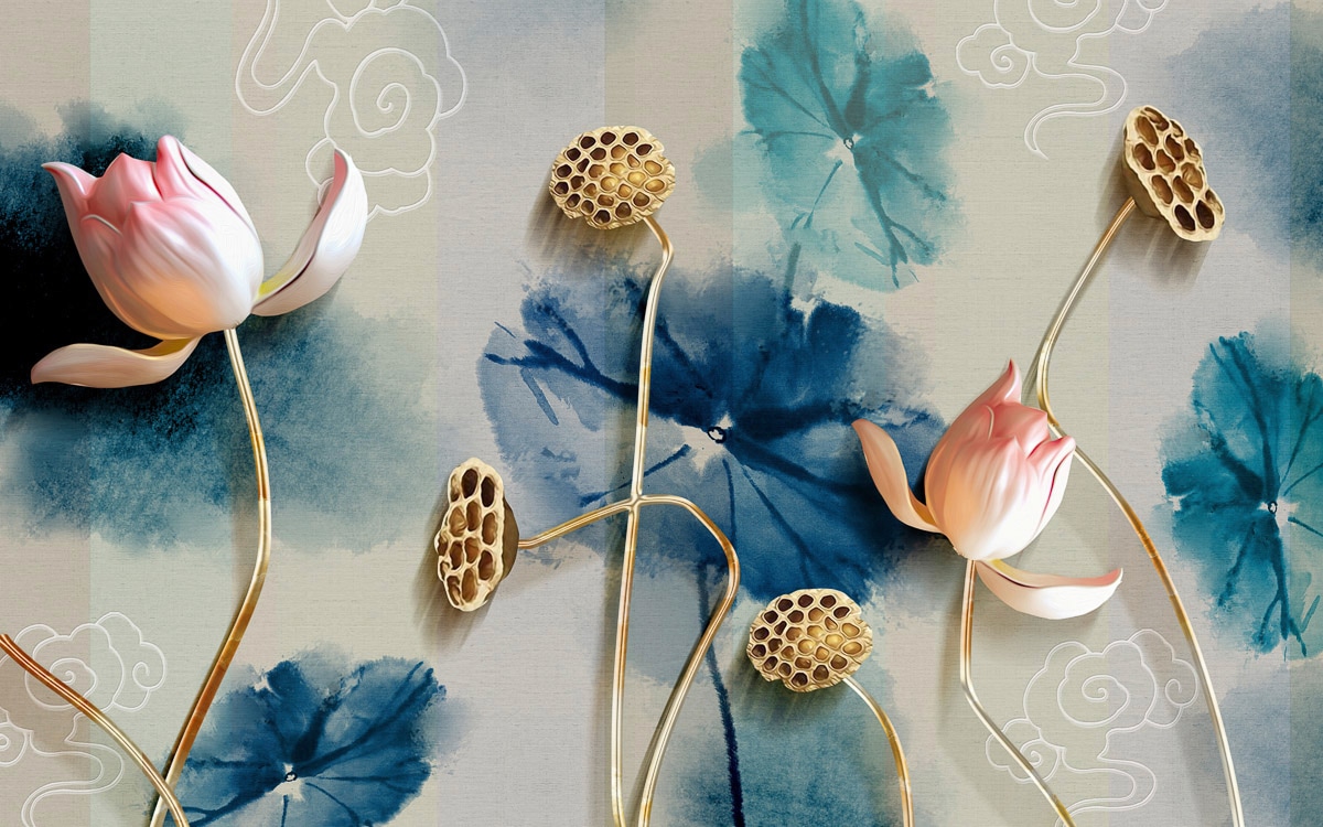 Papermoon "Muster mit Blumen"