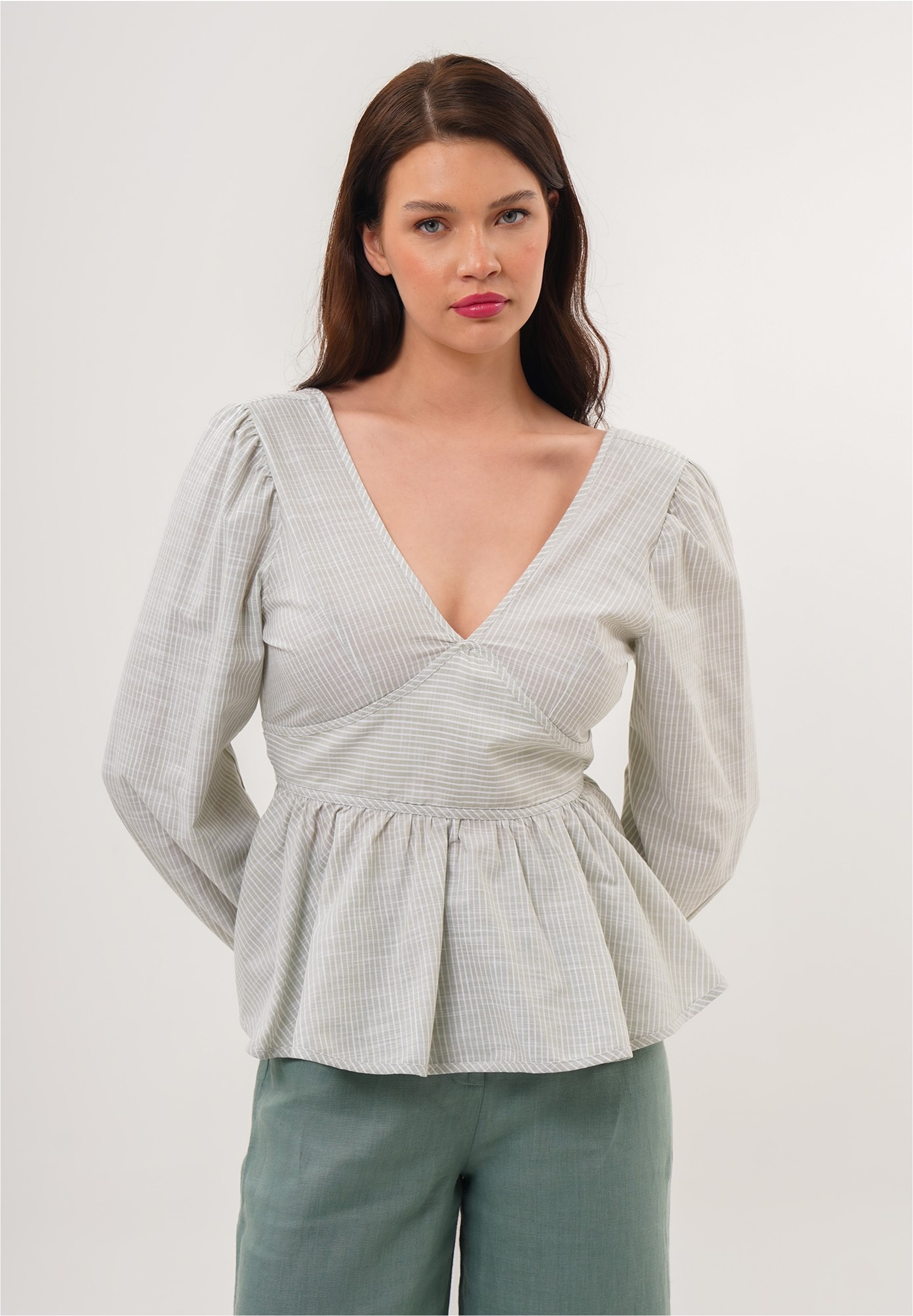freshlions Klassische Bluse "Brielle", 1 mit gestreiftem Design günstig online kaufen