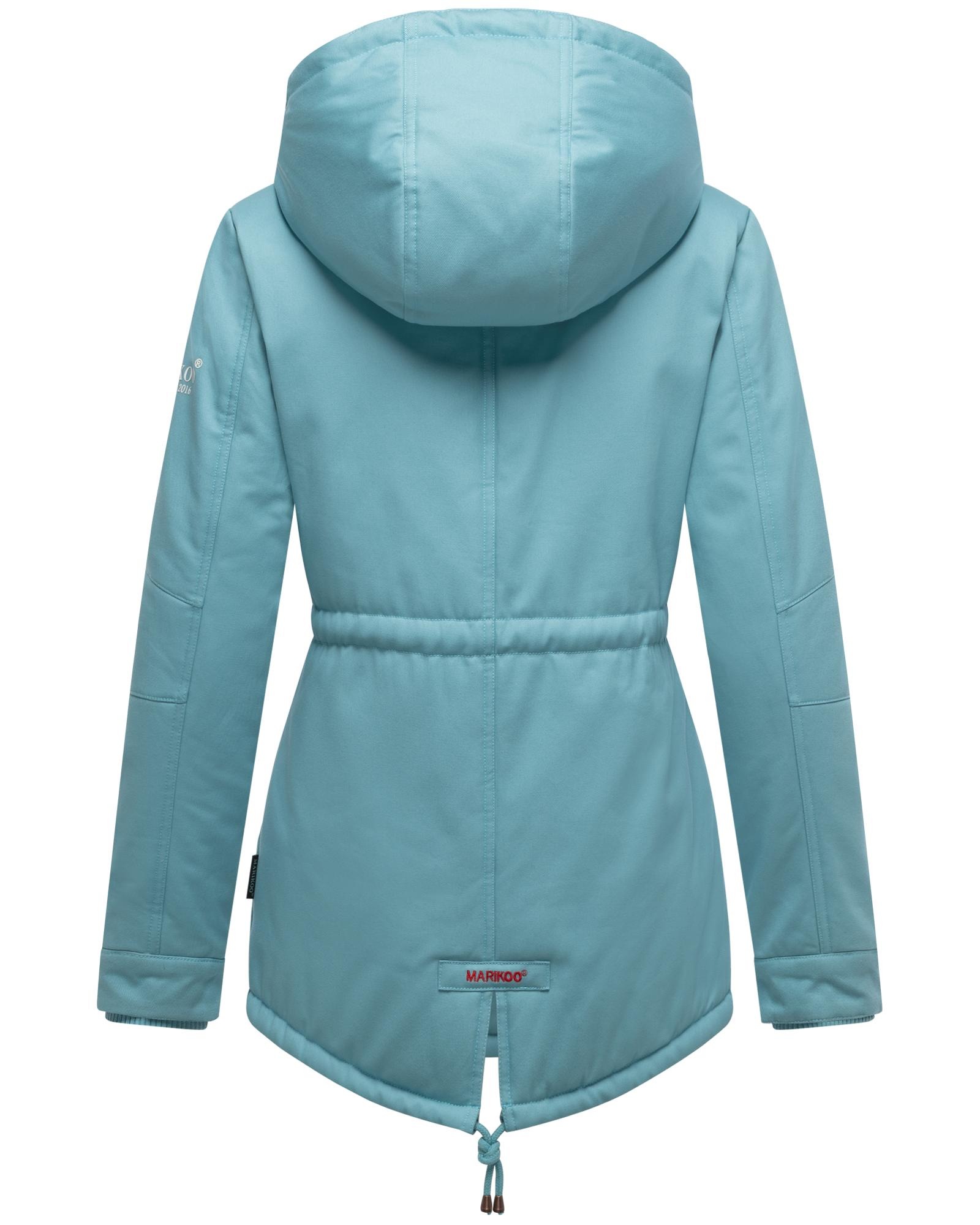 Thumbnail - Marikoo Winterjacke "Manolya" mit Kapuze stylischer Kurzmantel mit weichem Teddyfell-Futter