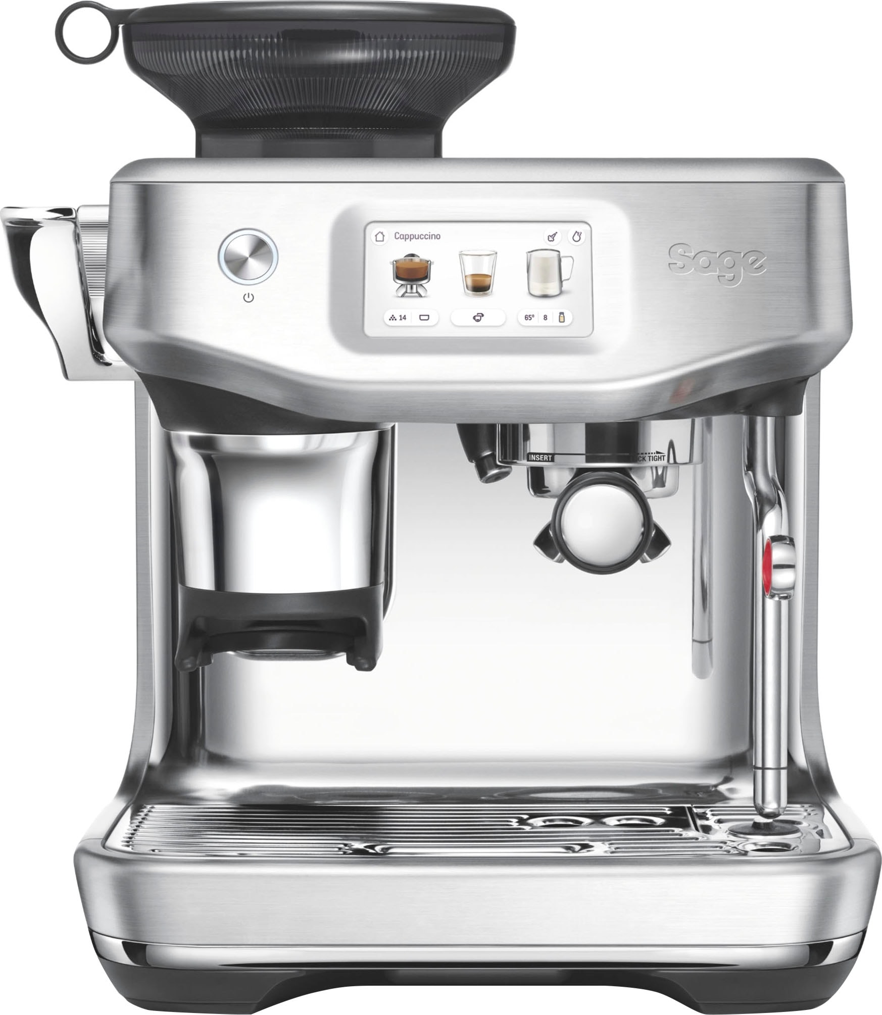 Sage Espressomaschine »SES881BSS, the Barista Touch Impress«, Siebträger