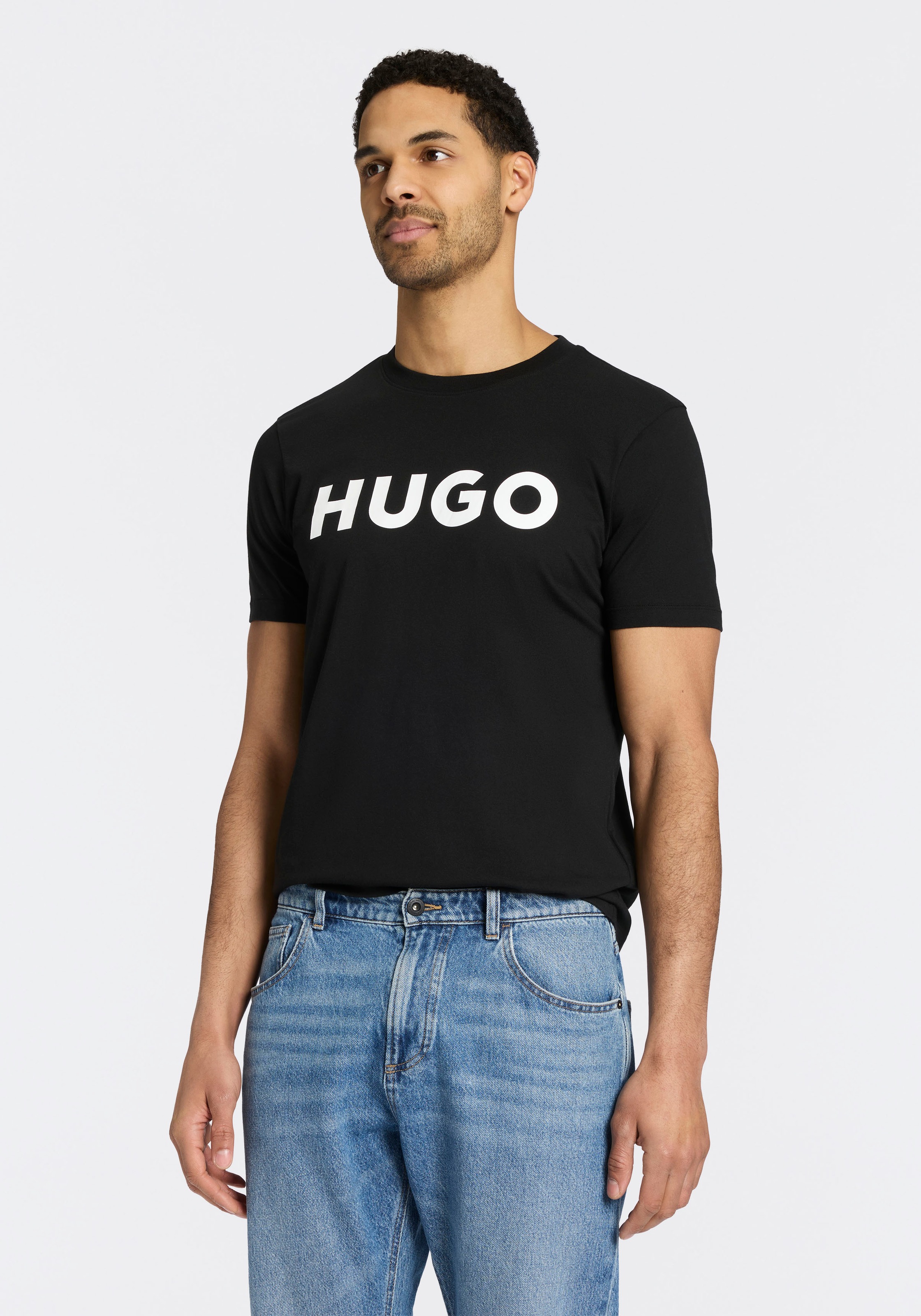 HUGO T-Shirt "Dulivio" Rundhalsausschnitt, Regular Fit, Must have Basic günstig online kaufen