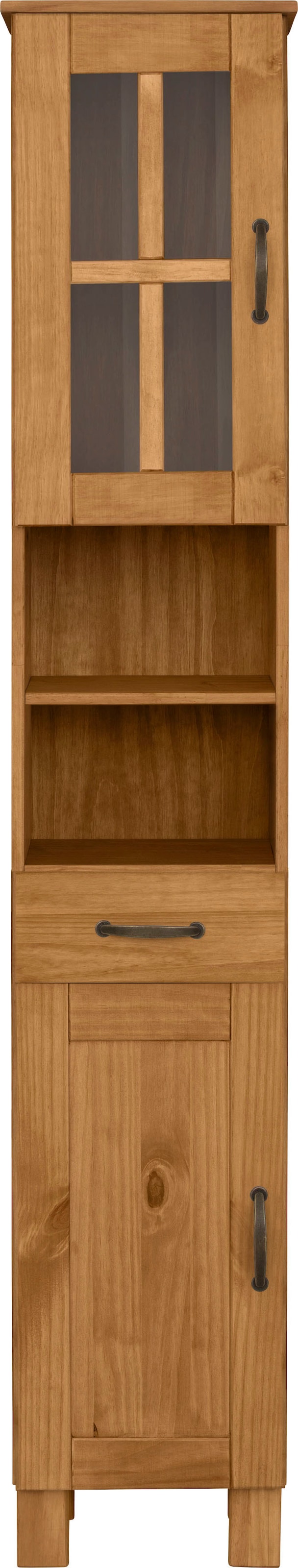 33 | Home FSC®-zertifiziertes Breite Hochschrank bestellen cm Massivholz, »Rodby«, Höhe 180 BAUR cm, affaire