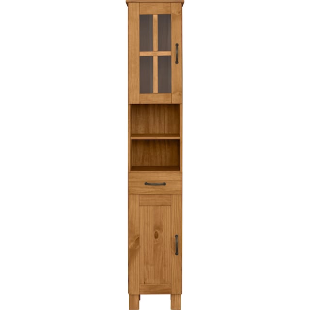 Home affaire Hochschrank »Rodby«, FSC®-zertifiziertes Massivholz, Breite 33  cm, Höhe 180 cm bestellen | BAUR