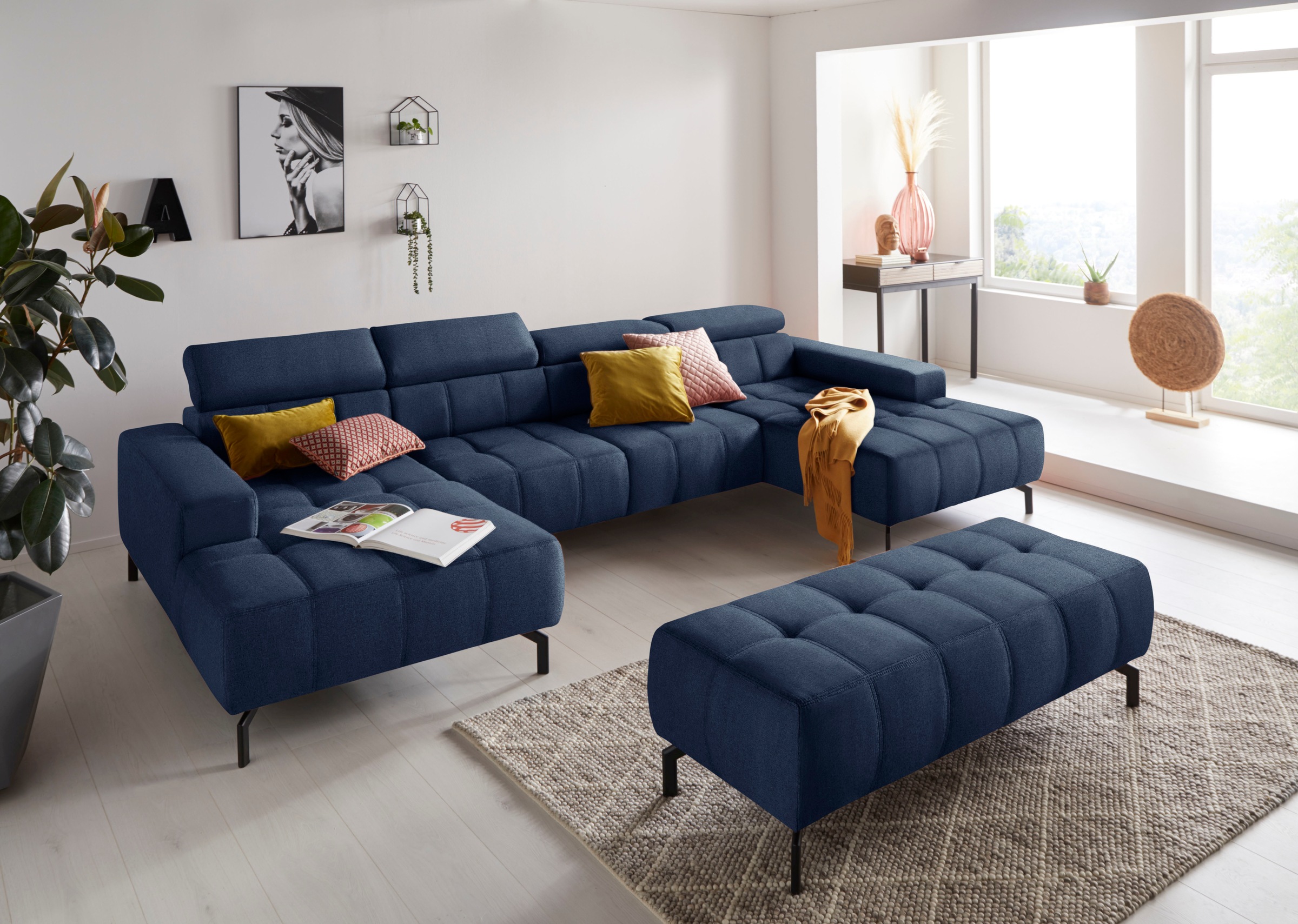 DOMO collection Polsterhocker »Cunelli«, passend zur "Cunelli"-Serie