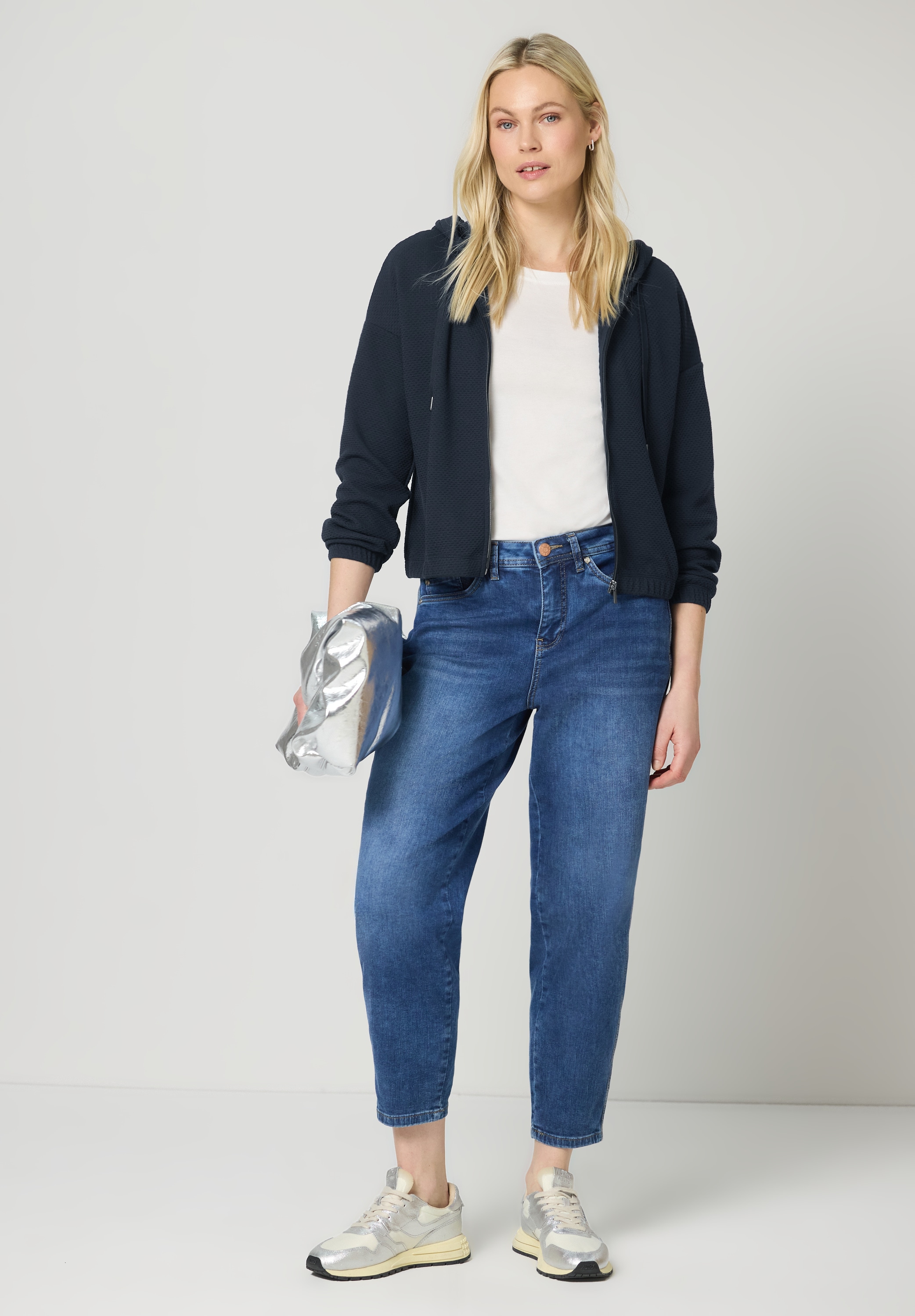 STREET ONE Sweatjacke mit Kapuze