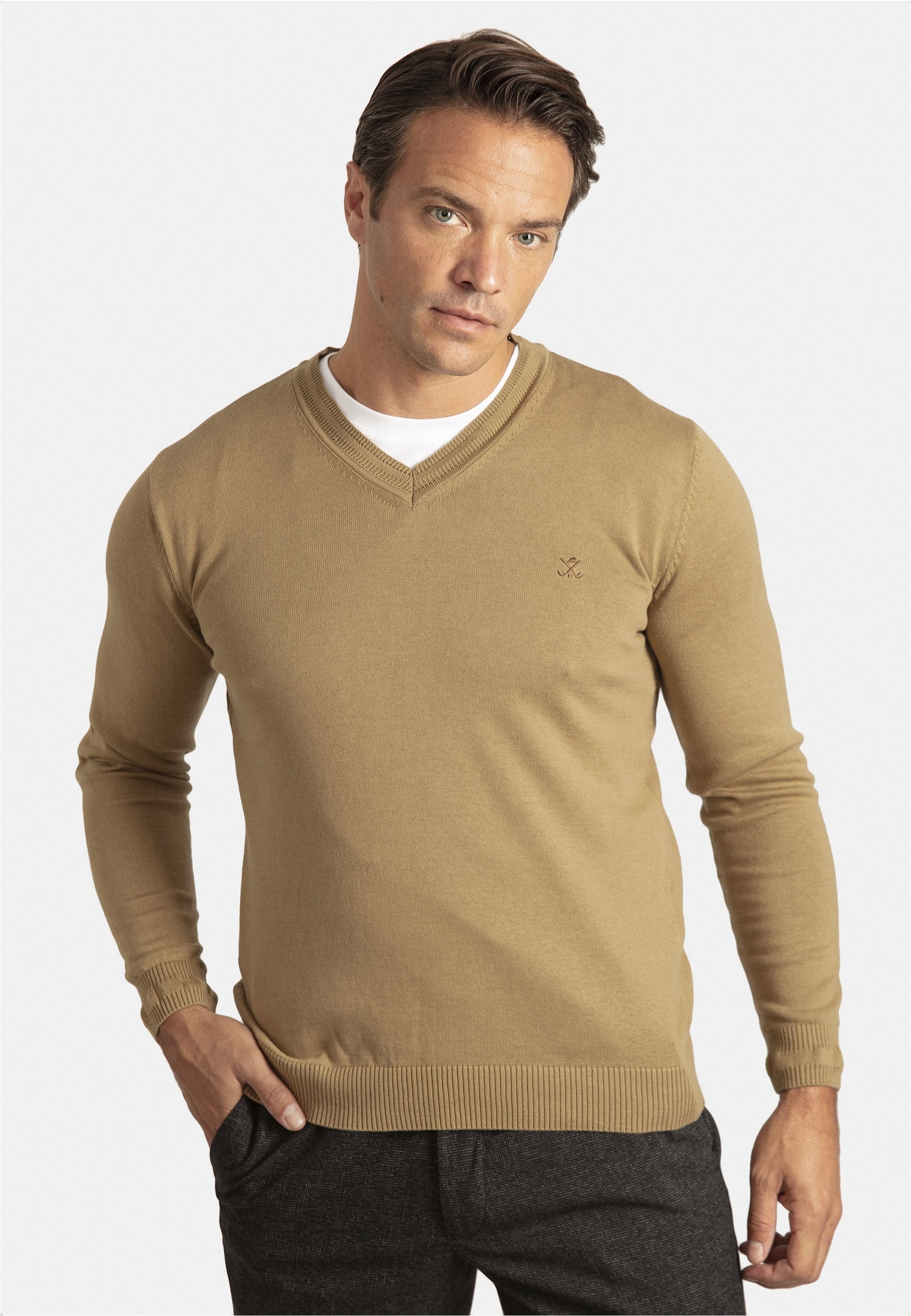 SIR RAYMOND TAILOR Strickpullover "Los Angeles" 1 Stk. tlg. mit klassischem günstig online kaufen