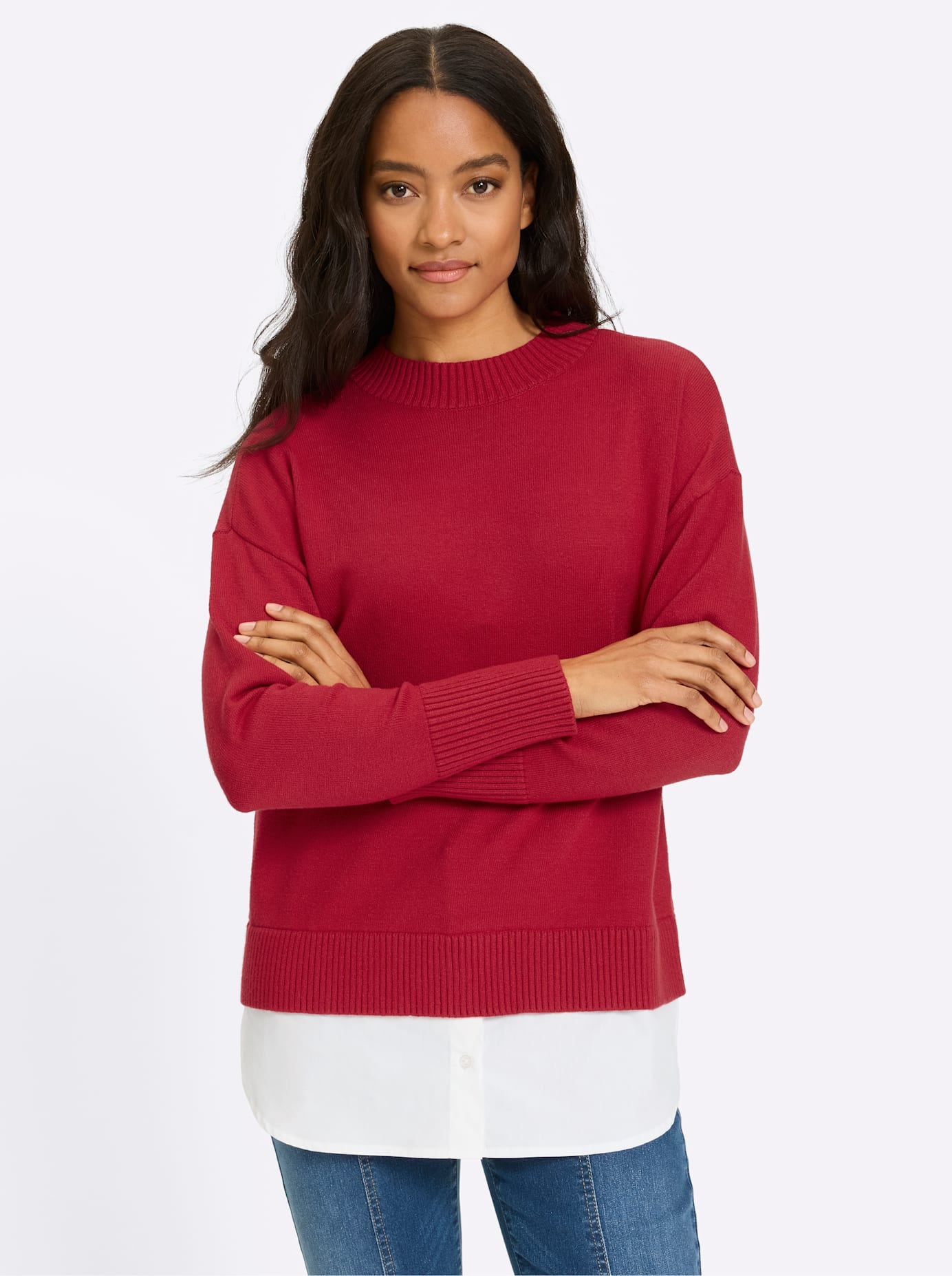 heine 2-in-1-Pullover "2-in-1-Pullover"
