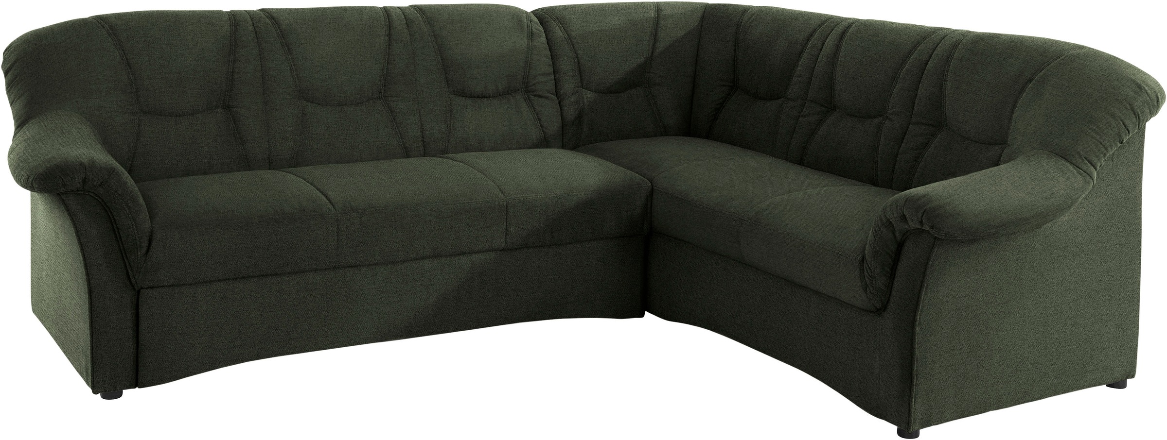 DOMO collection Ecksofa »Sarafina zeitlos und komfortabel, optional mit Federkern, L-Form«, wahlweise mit Bettfunktion