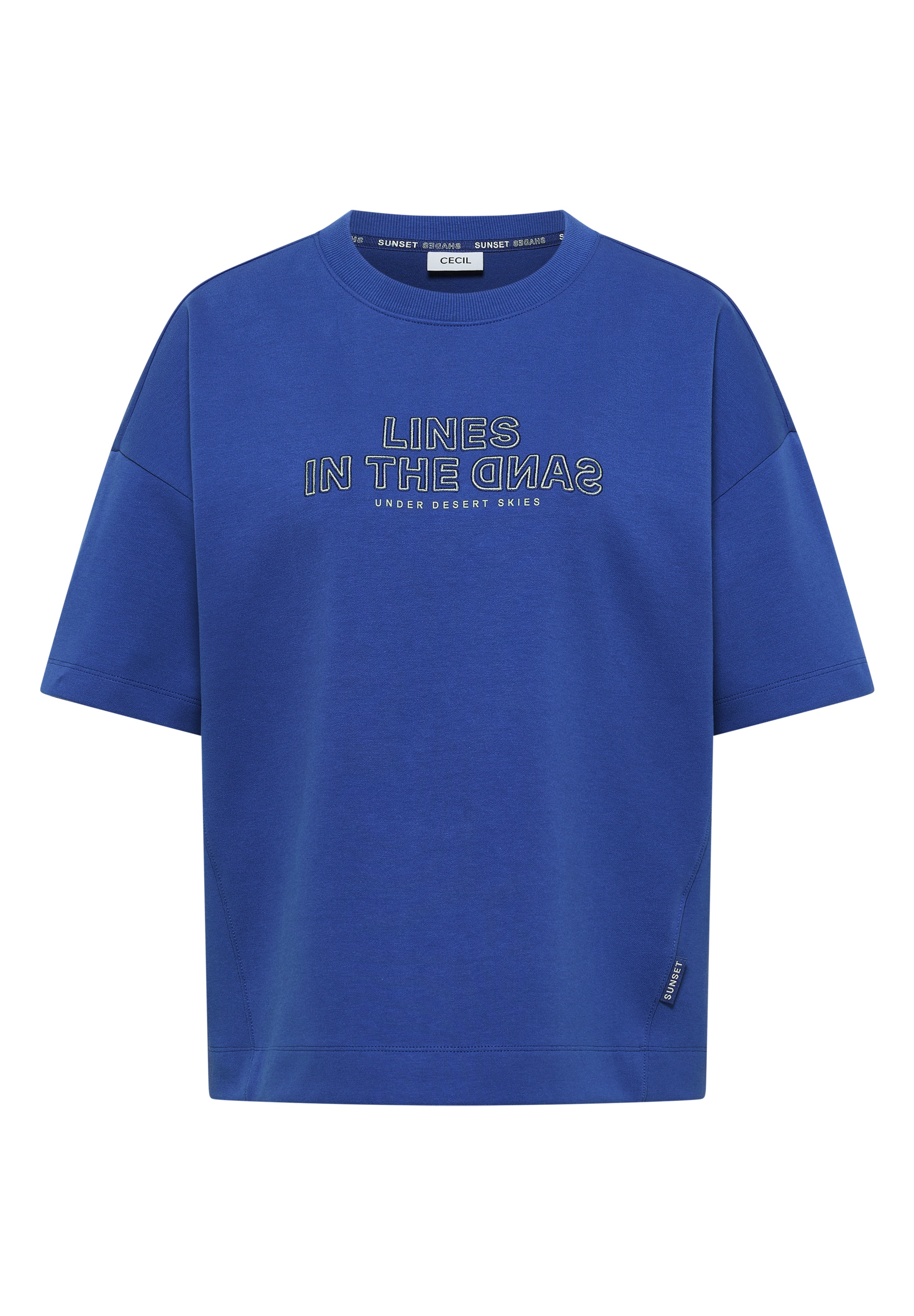 Cecil Sweater , Kurzarm Sweatshirt mit Embroidery
