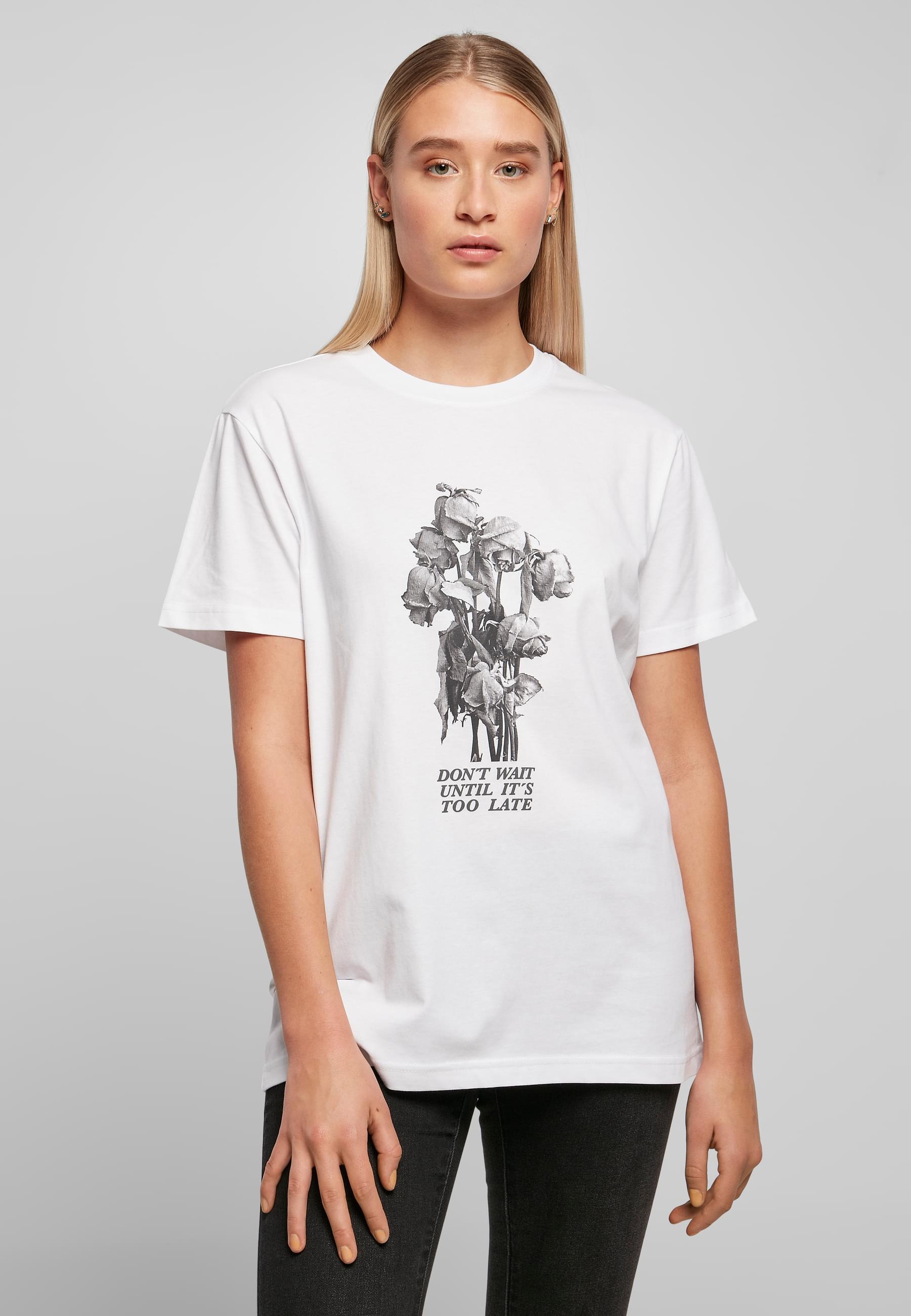MisterTee T-Shirt »MisterTee Herren Don´t Wait Rose Tee«, (1 tlg.)