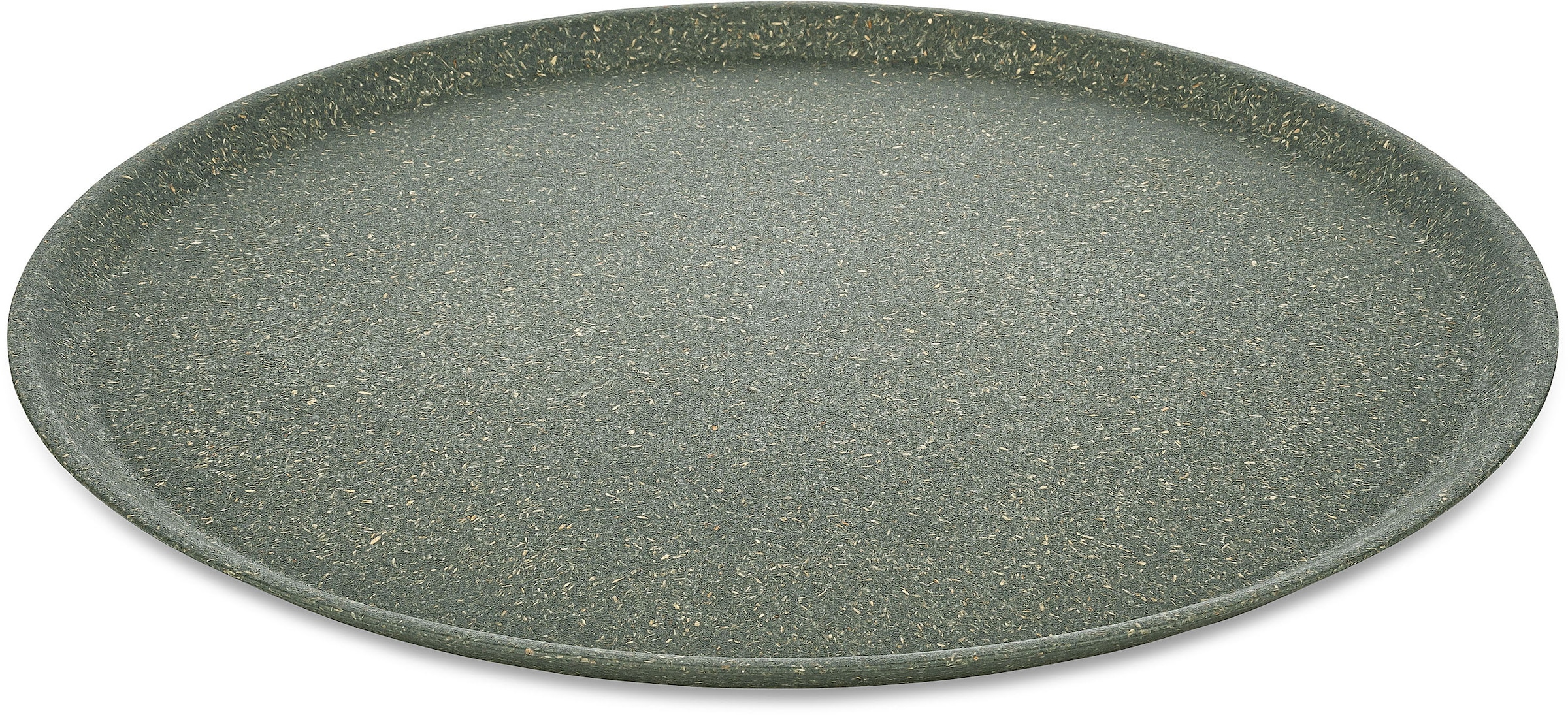 KOZIOL Speiseteller "CONNECT PLATE Ø 25,5 cm, aus biozirkulärem Material, CO² neutral", (Set, 4 St., 4er-Set), Spülmasch