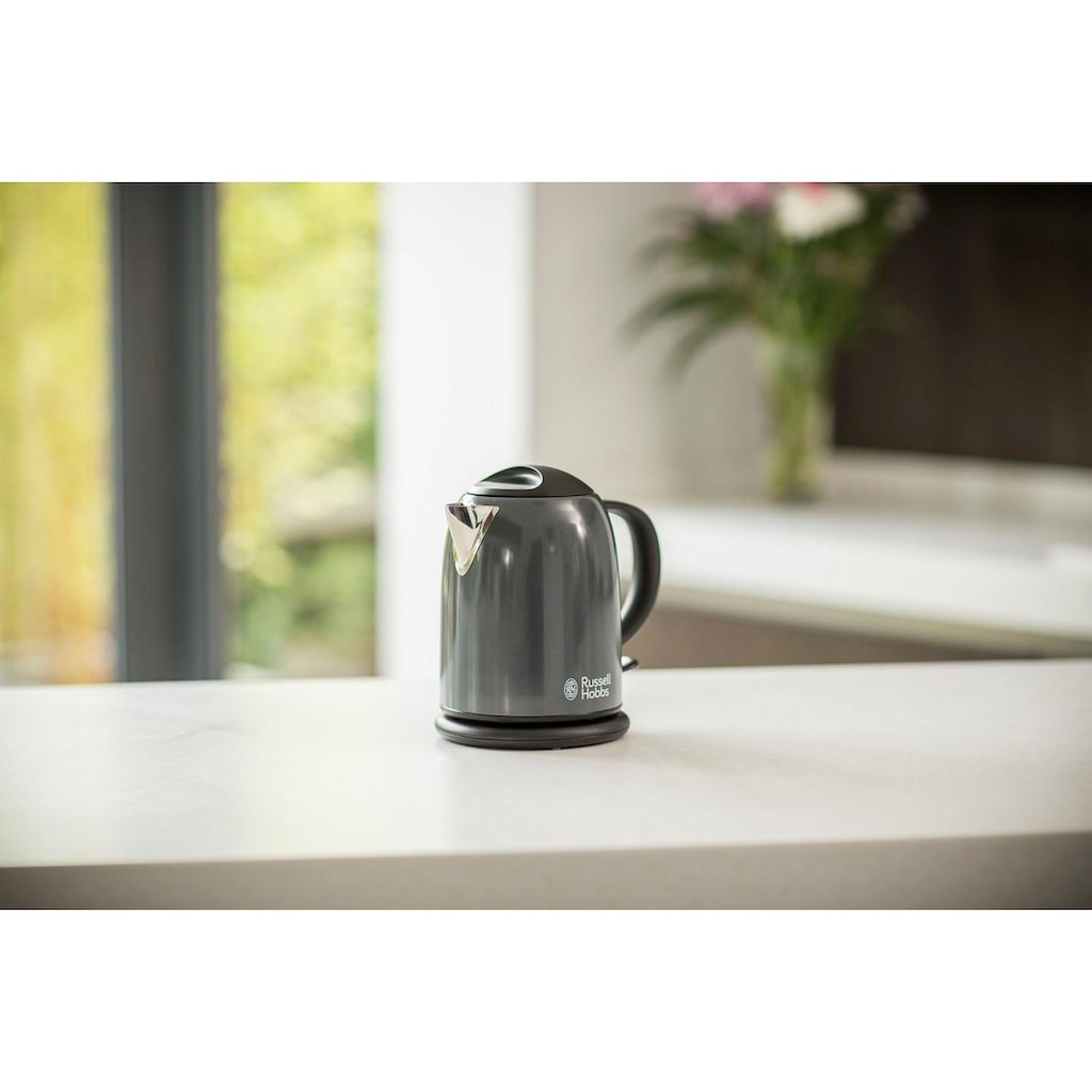 RUSSELL HOBBS Wasserkocher »Colours plus grau 24993-70«, 1 l, 2400 W