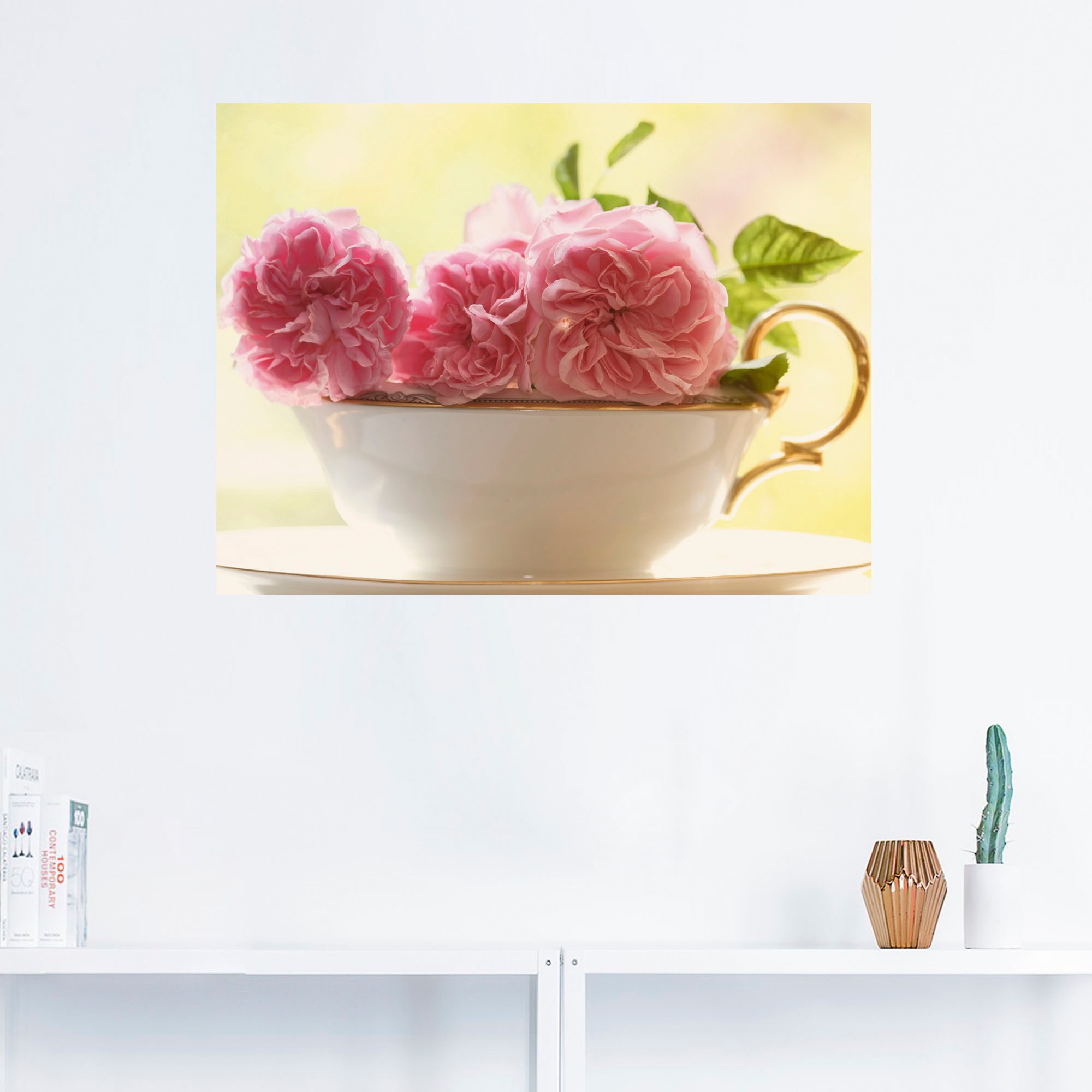 Artland Wandbild »Vintage Rosen«, Blumen, (1 St.), als Leinwandbild, Poster, Wandaufkleber in verschied. Größen