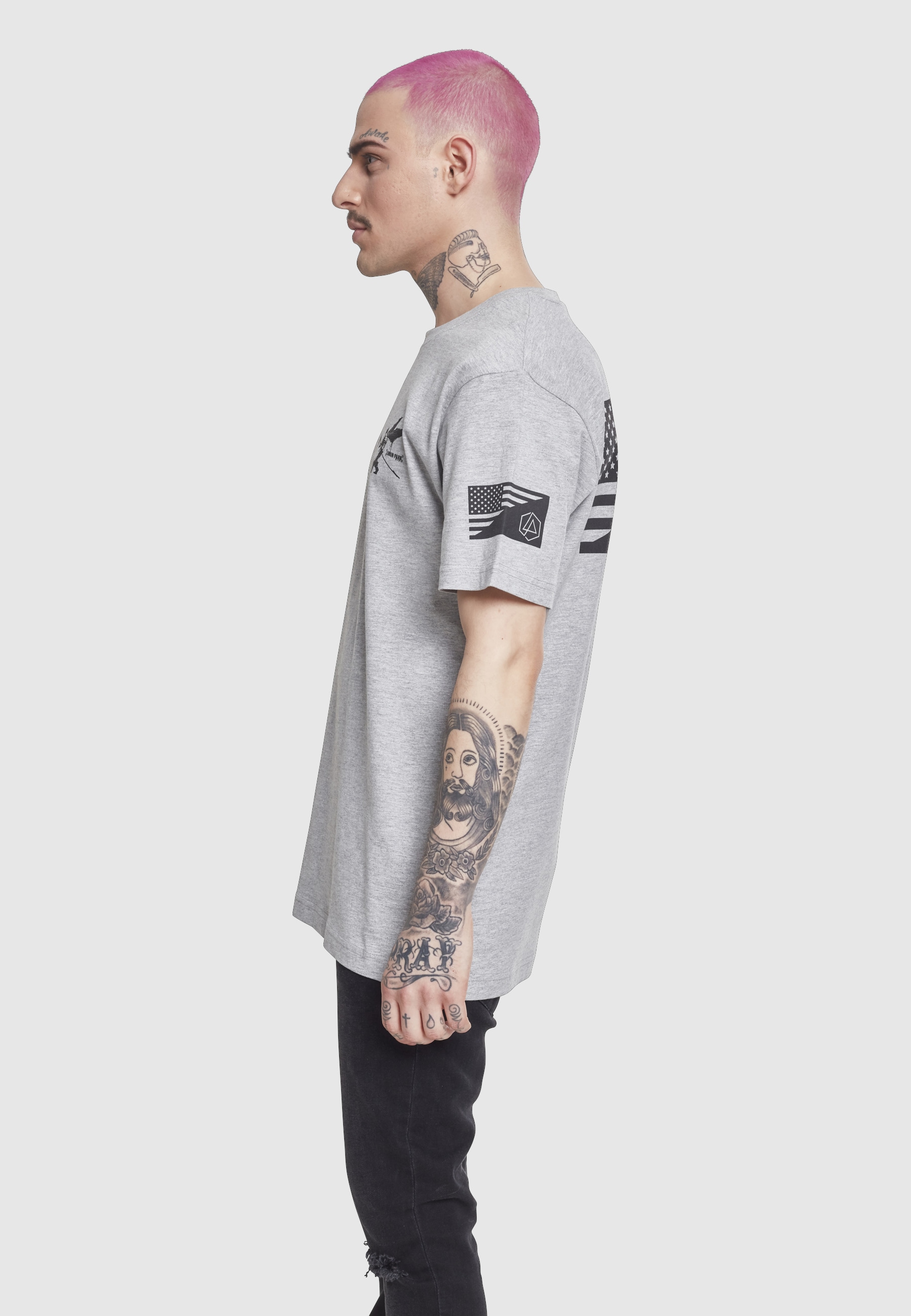 Merchcode T-Shirt »Merchcode Herren Linkin Park Flag Tee« 1 tlg.