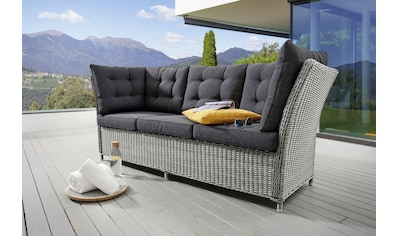 Loungesofa »PALMA«, Polyrattan, 3 Sitzplätze, inkl. Auflagen