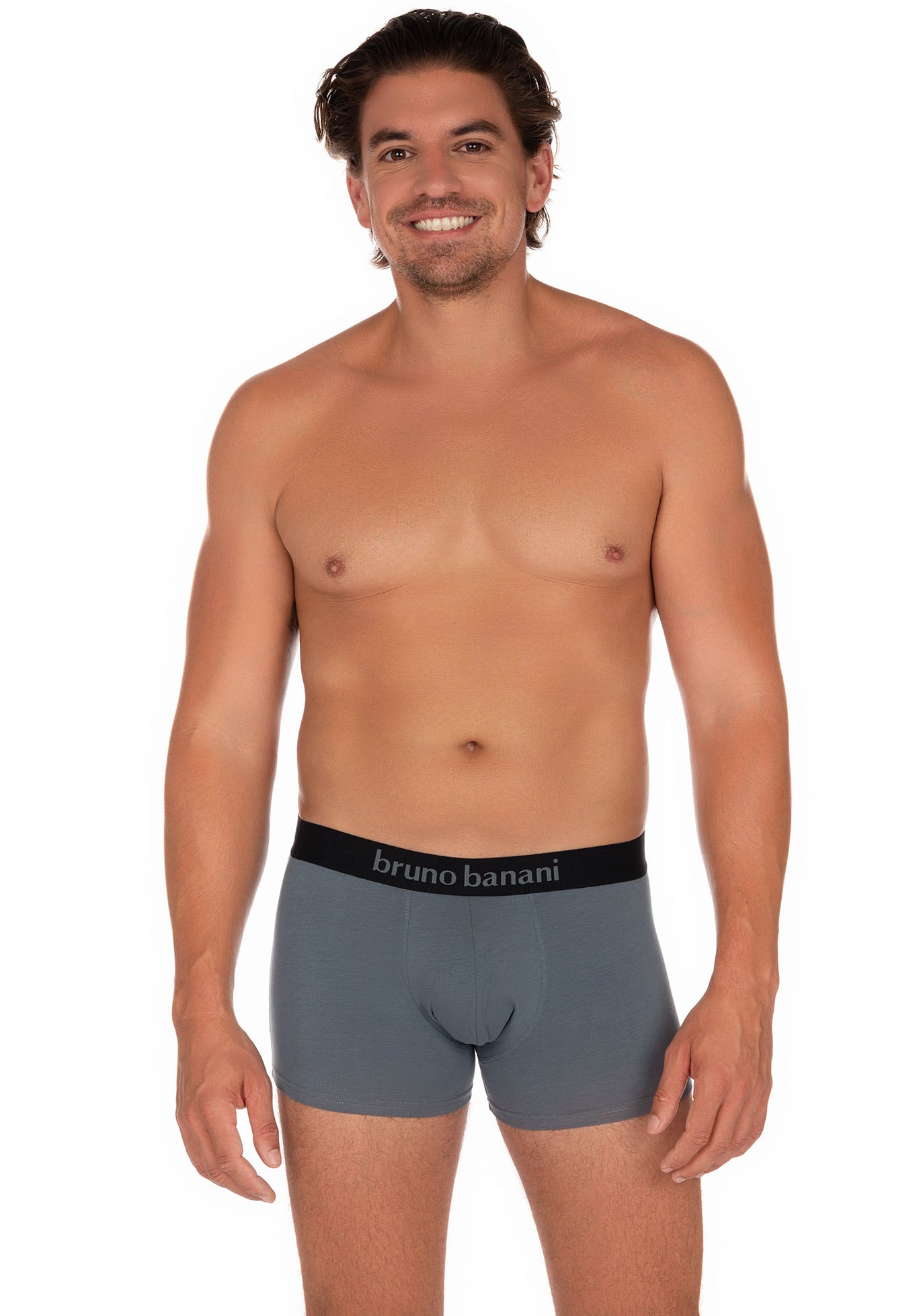 Bruno Banani Boxer, (2er Pack), mit kontrastreichem Logobund