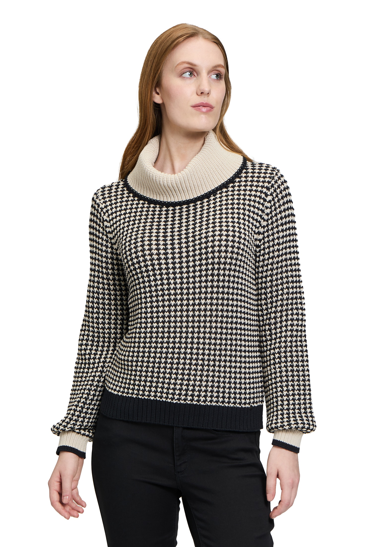 Betty&Co Strickpullover "Betty & Co Damen Strickpullover mit Kragen", (1 tl günstig online kaufen
