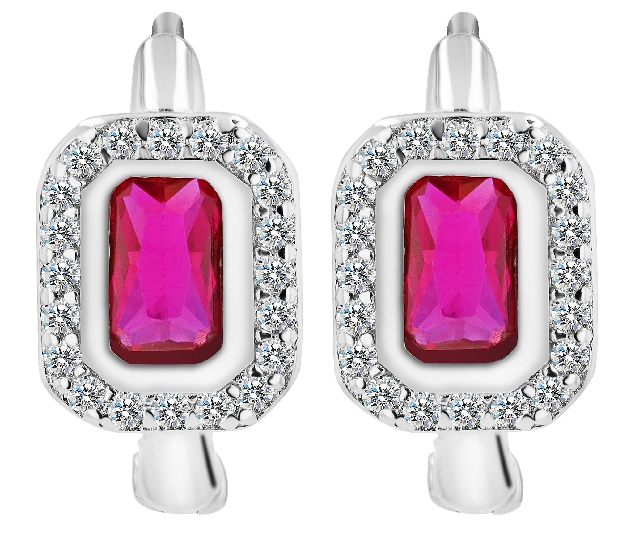 Adelia´s Klappcreolen "Damen Ohrringe – Klappcreole aus 925 Silber mit Zirk günstig online kaufen