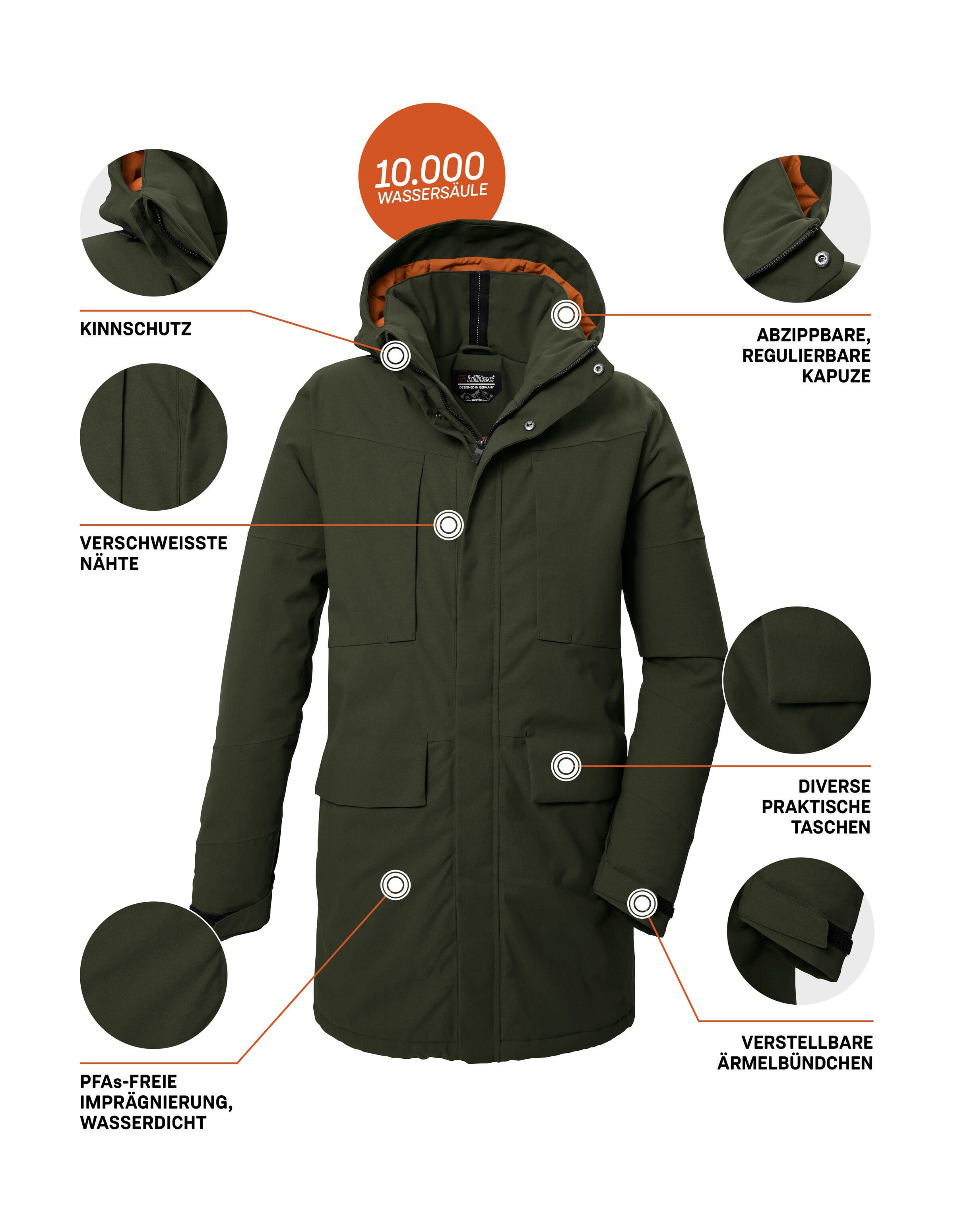 Killtec Parka »KOW 80 MN PRK«