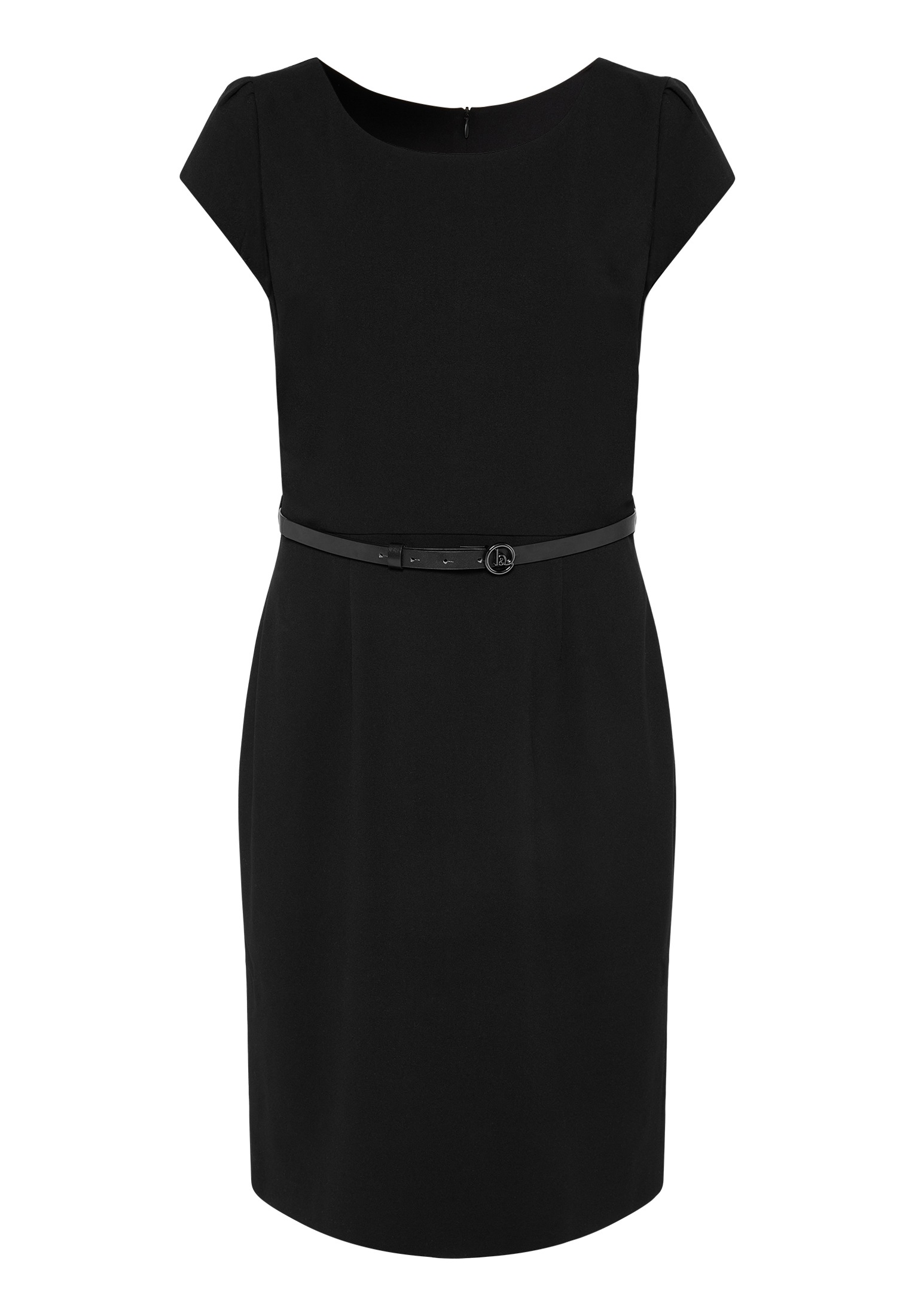 Betty&Co Etuikleid "Damen mit Gürtel" Ohne Tasche Gürtel günstig online kaufen