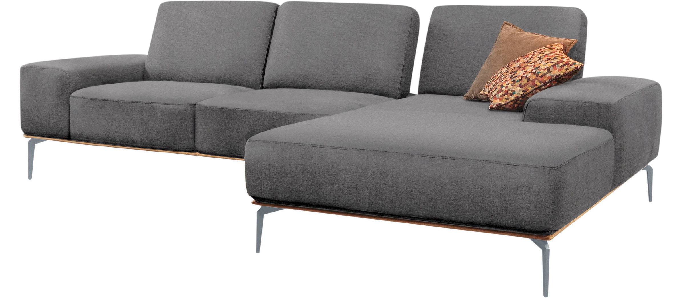 W.SCHILLIG Ecksofa "run, Designsofa mit tollem Sitzkomfort, bequem, L-Form" günstig online kaufen