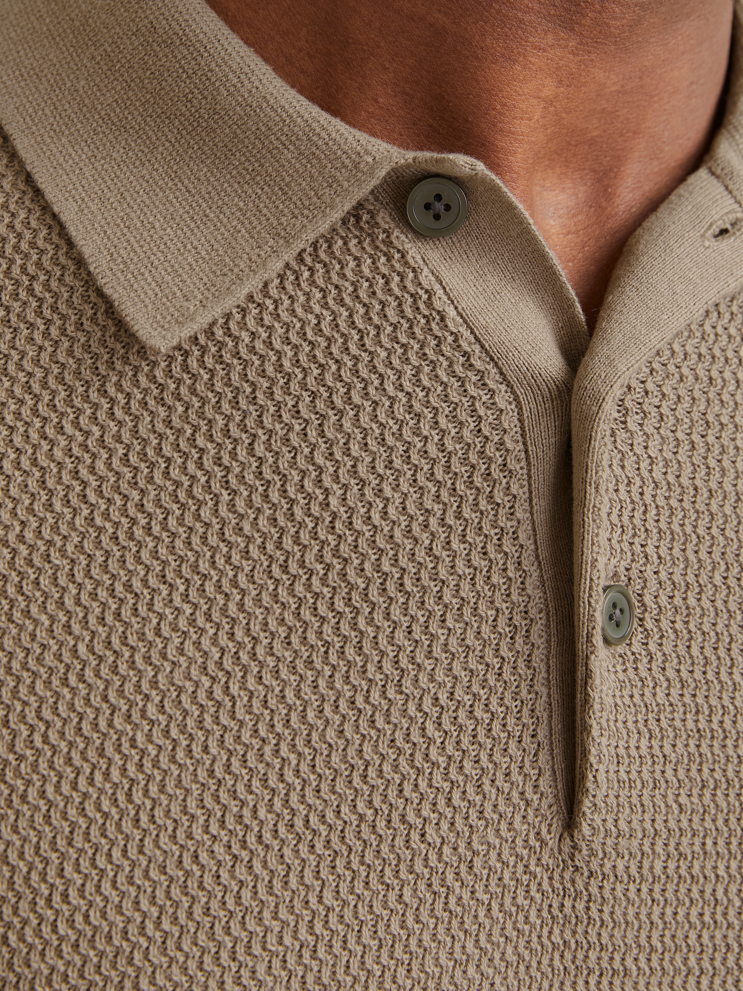 Jack & Jones Polokragenpullover »JPRCCCOOPER KNIT POLO SS SN«