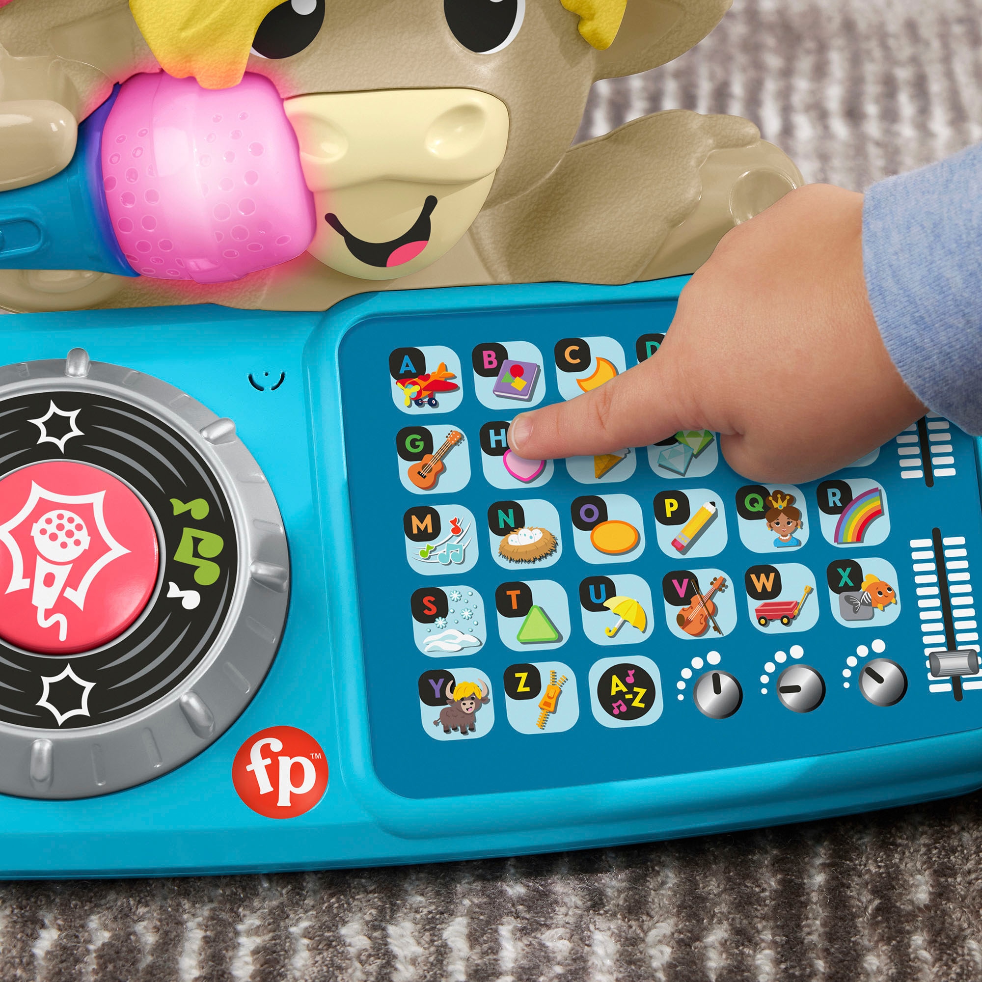 Fisher-Price® Lernspielzeug »Beat Bande ABC DJ-Yak Taylor«, mit Licht und Sound