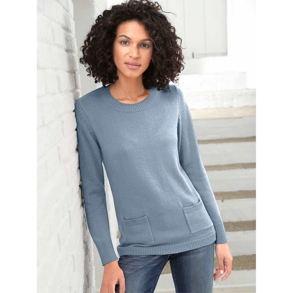 Casual Looks Rundhalspullover »Pullover«