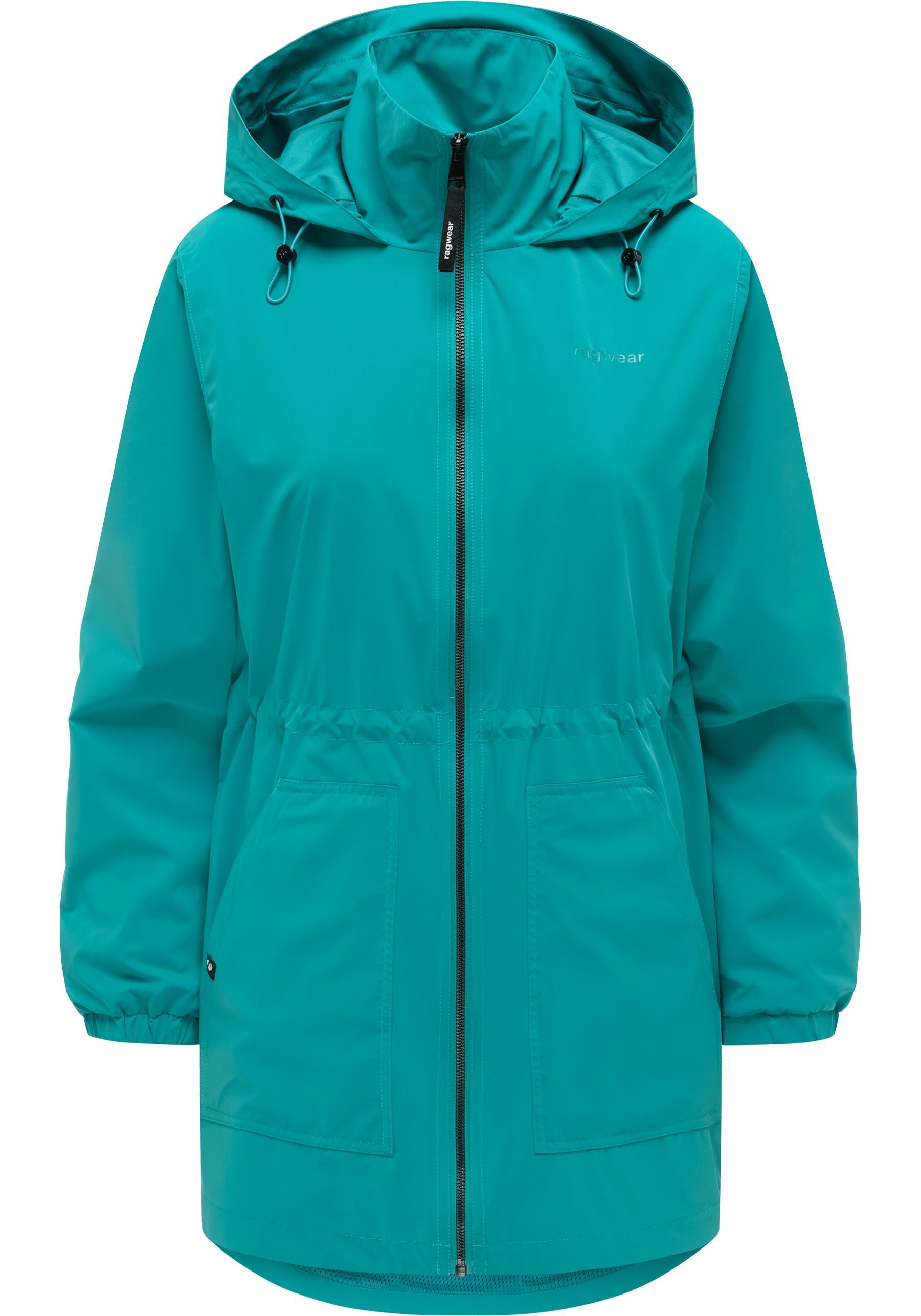 Ragwear Kurzmantel "Brona" Kurzer Damen Übergangsmantel mit Taillenzugband günstig online kaufen