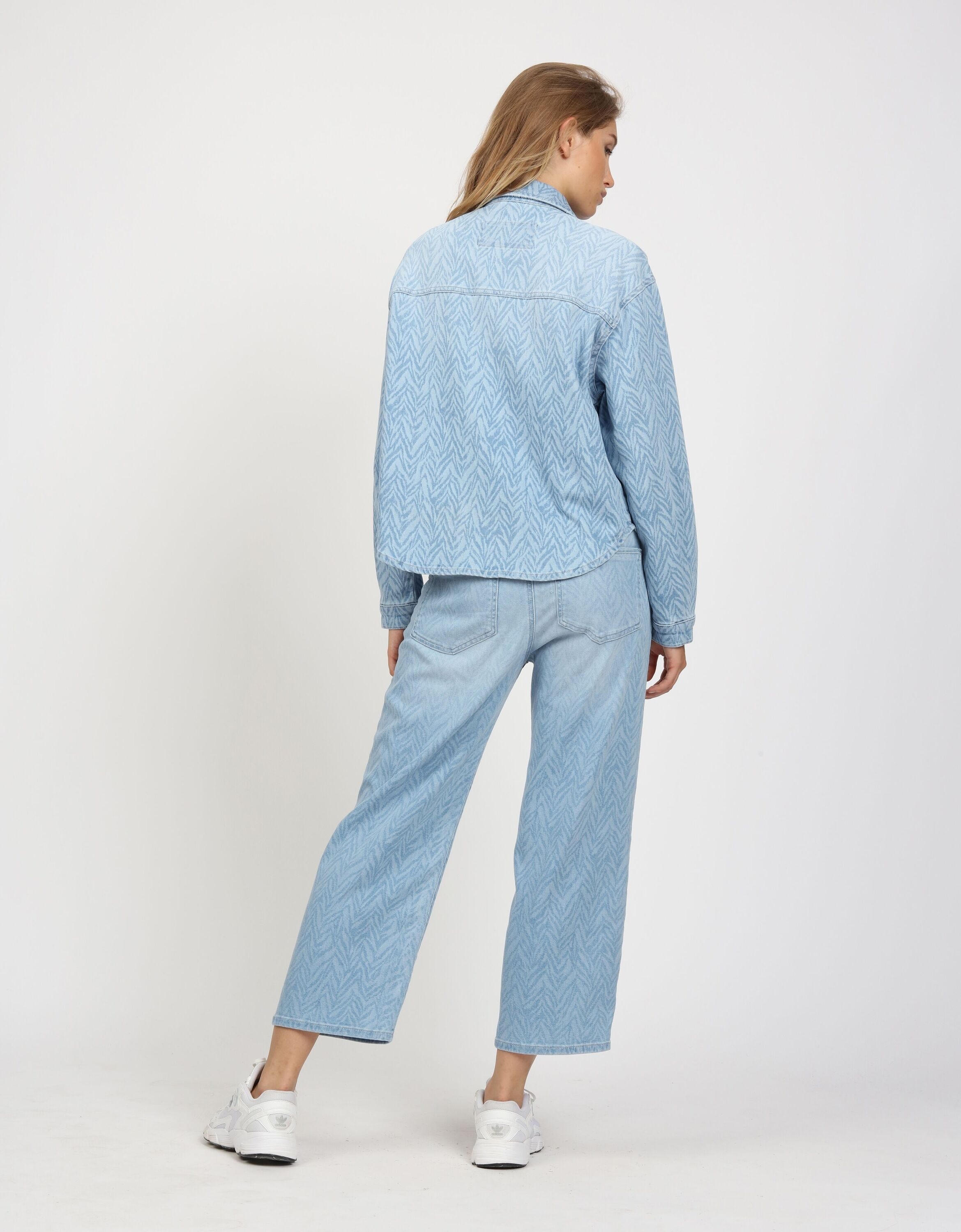 GANG Jeansjacke »94ZOE JACKET« ohne Kapuze mit Brusttaschen