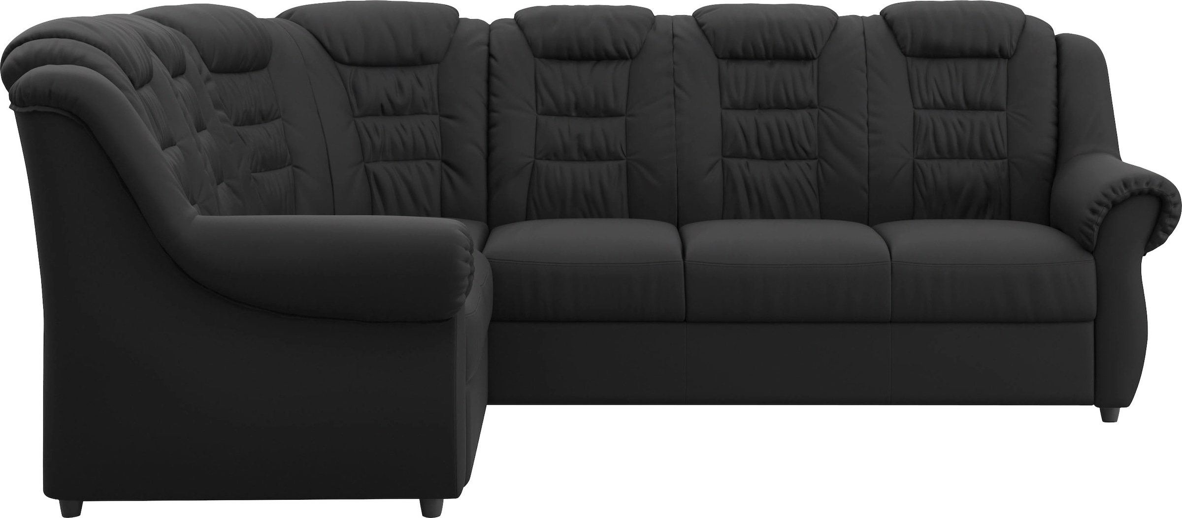 OTTO home Ecksofa "Boston L-Form" mit hoher Rückenlehne, wahlweise mit Schlaffunktion & Stauraum