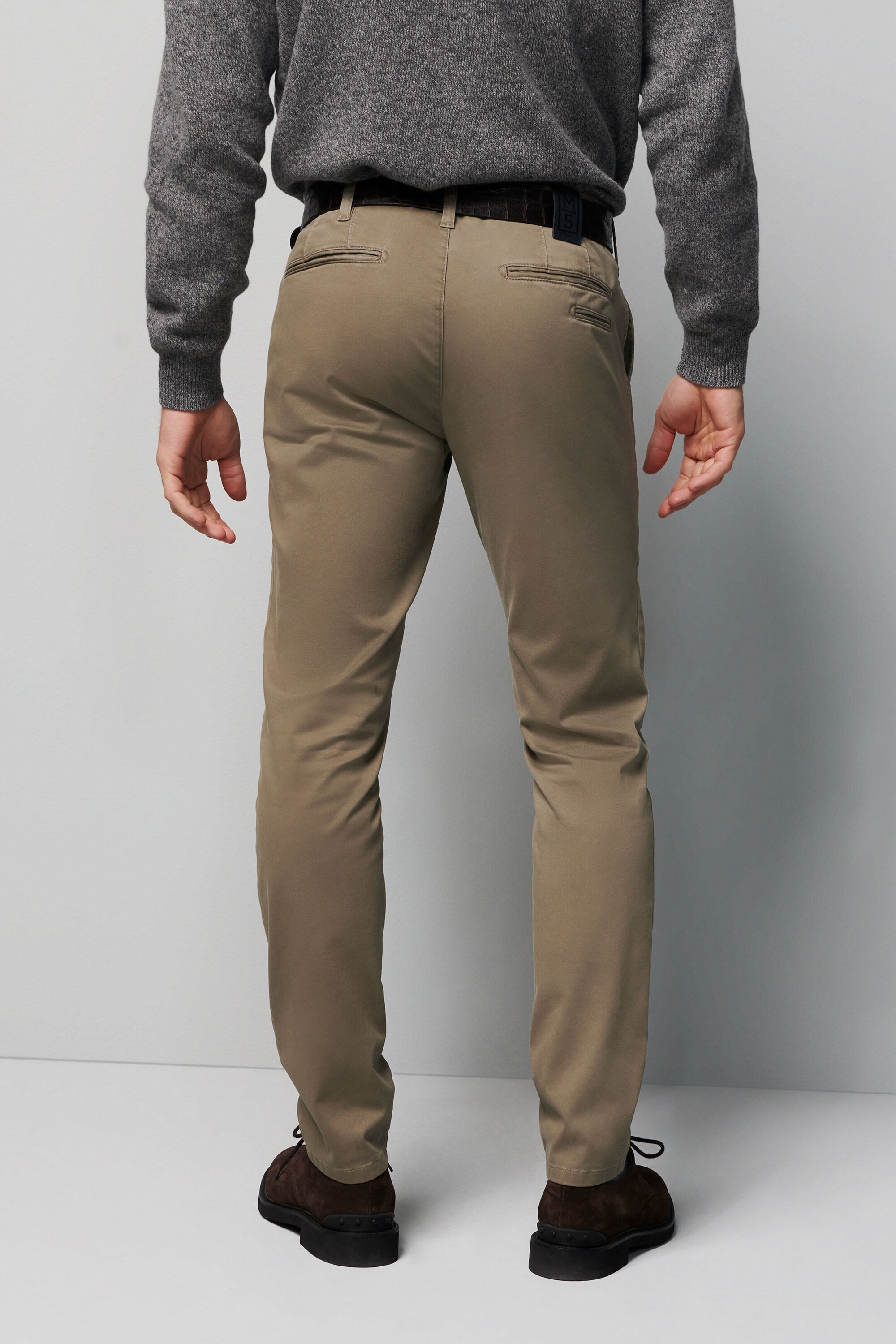 MEYER Chinos »M5 FIT«, im unifarbenen Design
