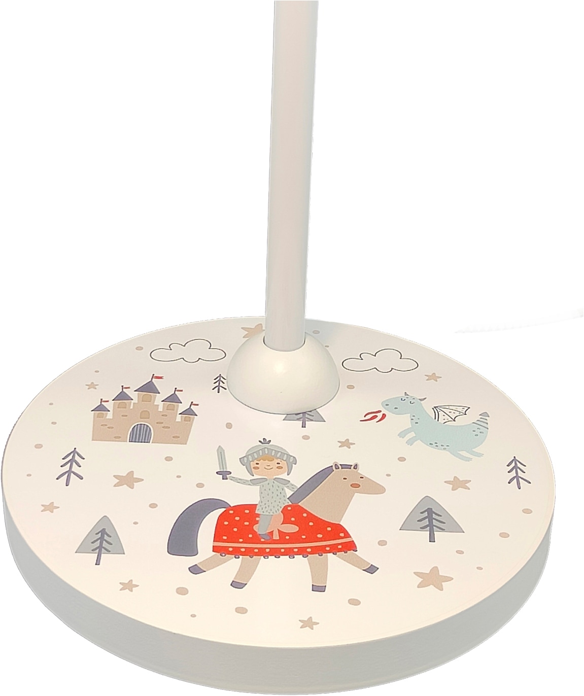 niermann Schreibtischlampe »Kinderlampe mit Motiv "Ritter Theo", Kinderzimmer« GX53 1 Stk. flexibel verstellbarer Leuchtenarm, Made in Germany
