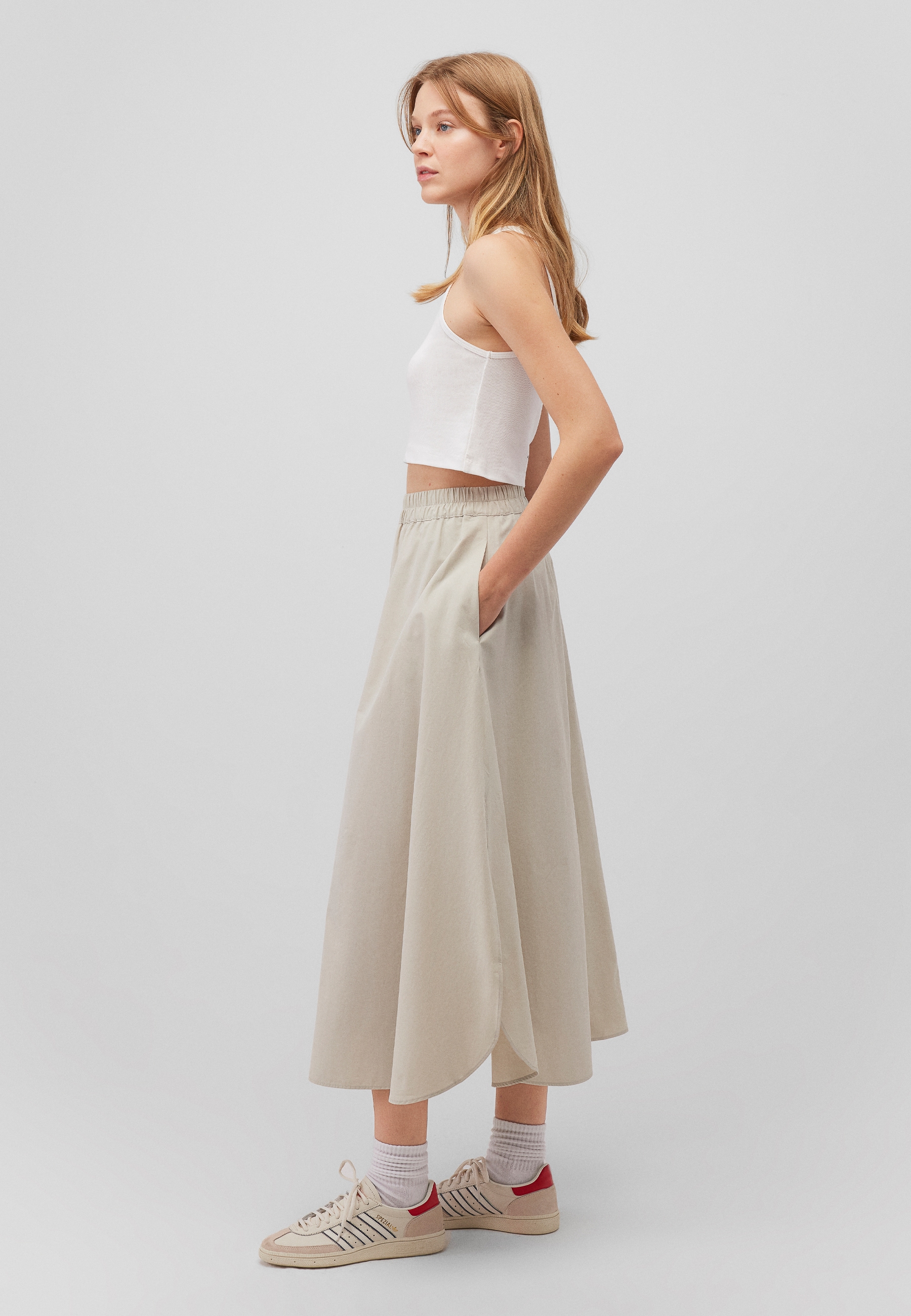 Mavi Maxirock »LONG SKIRT«, Rock Midi