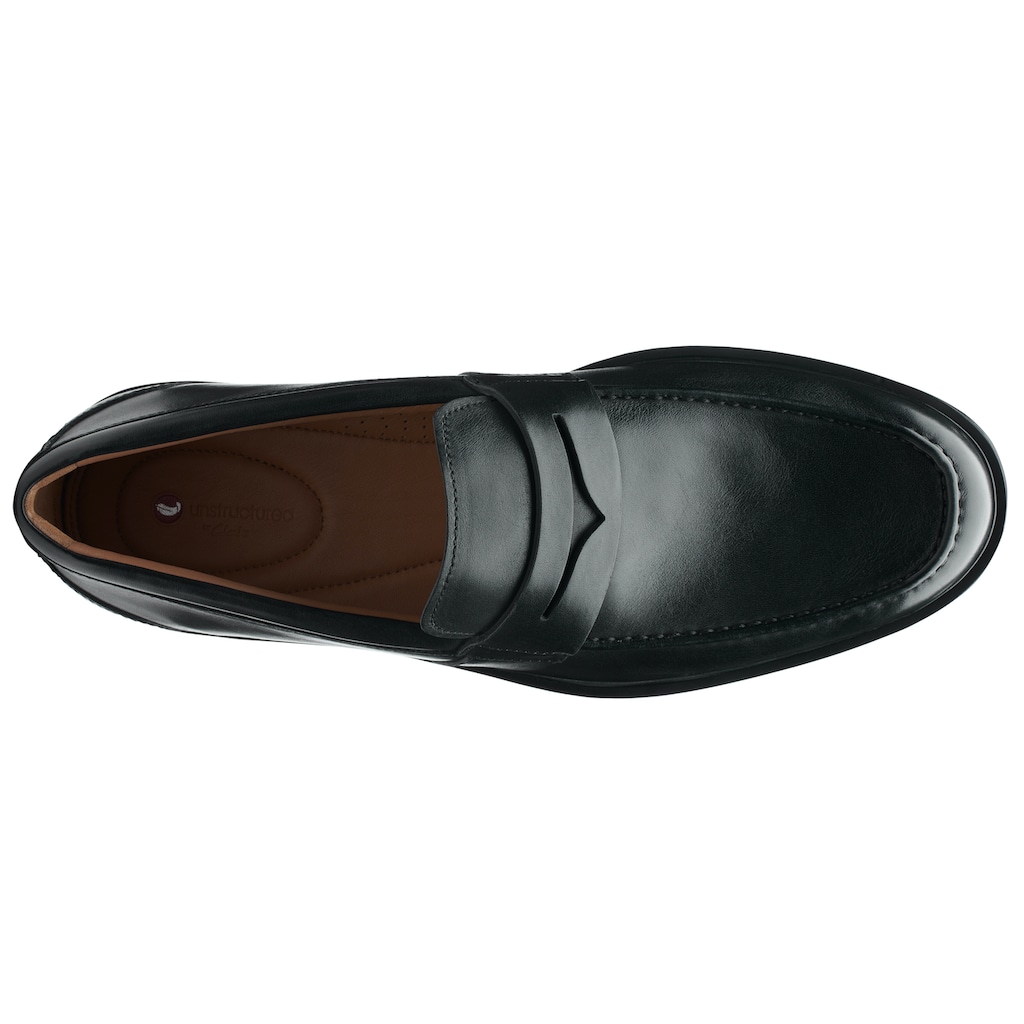 Clarks Slipper »Un Aldric Step«, mit Stretcheinsätzen