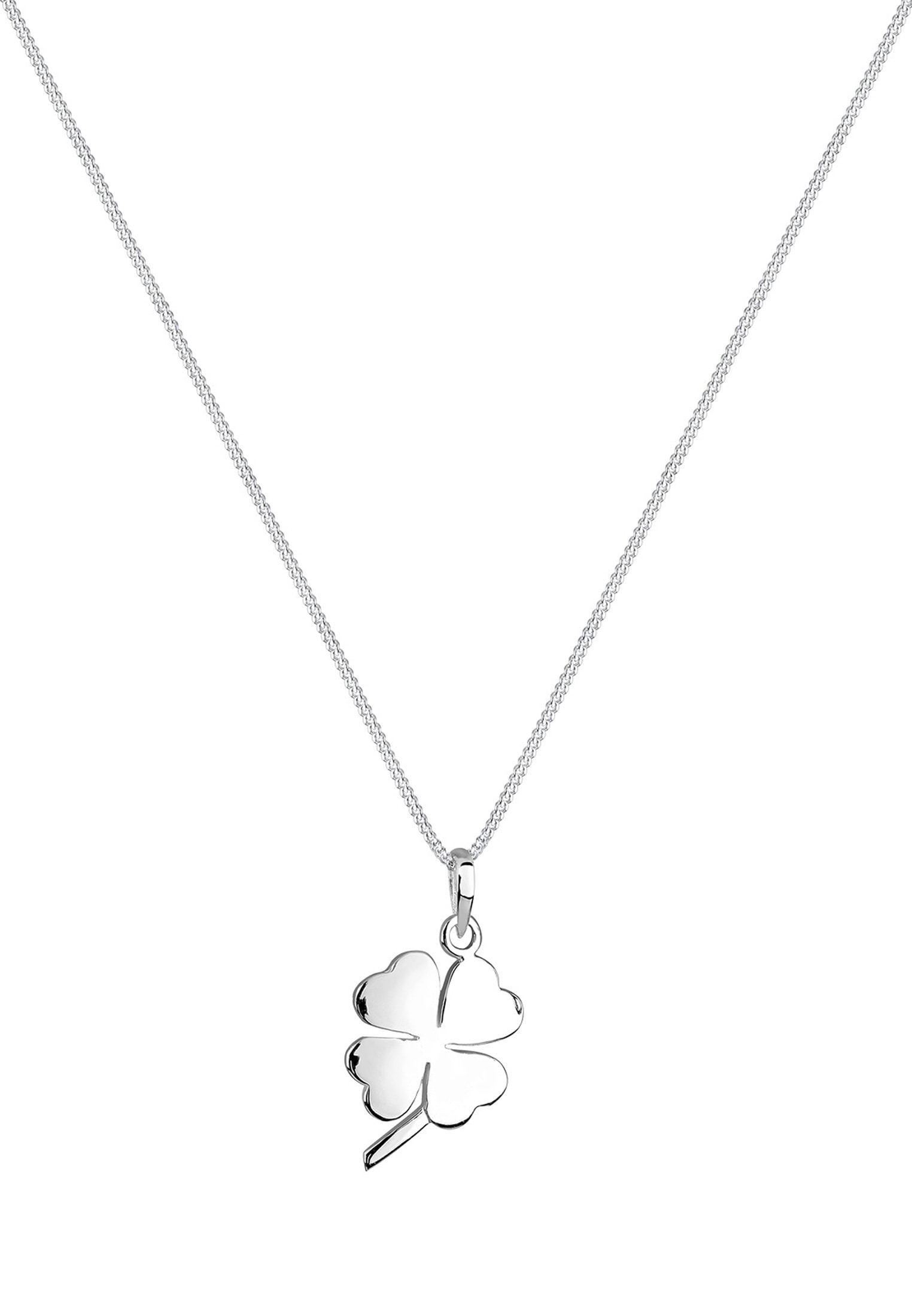 Elli Kette mit Anhänger »Halskette Kleeblatt Glücksbringer 925 Silber«