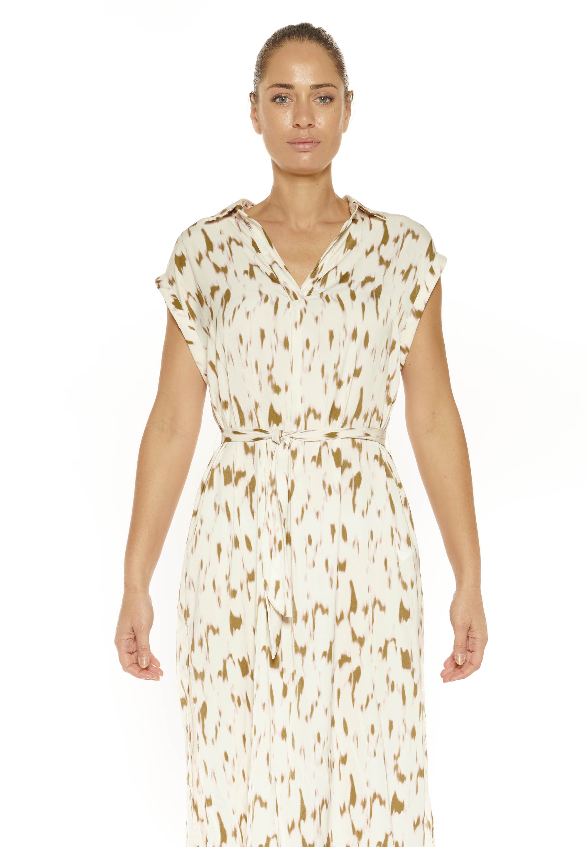 Le Temps Des Cerises Jerseykleid »SAHARA«, mit modischem Allover-Muster