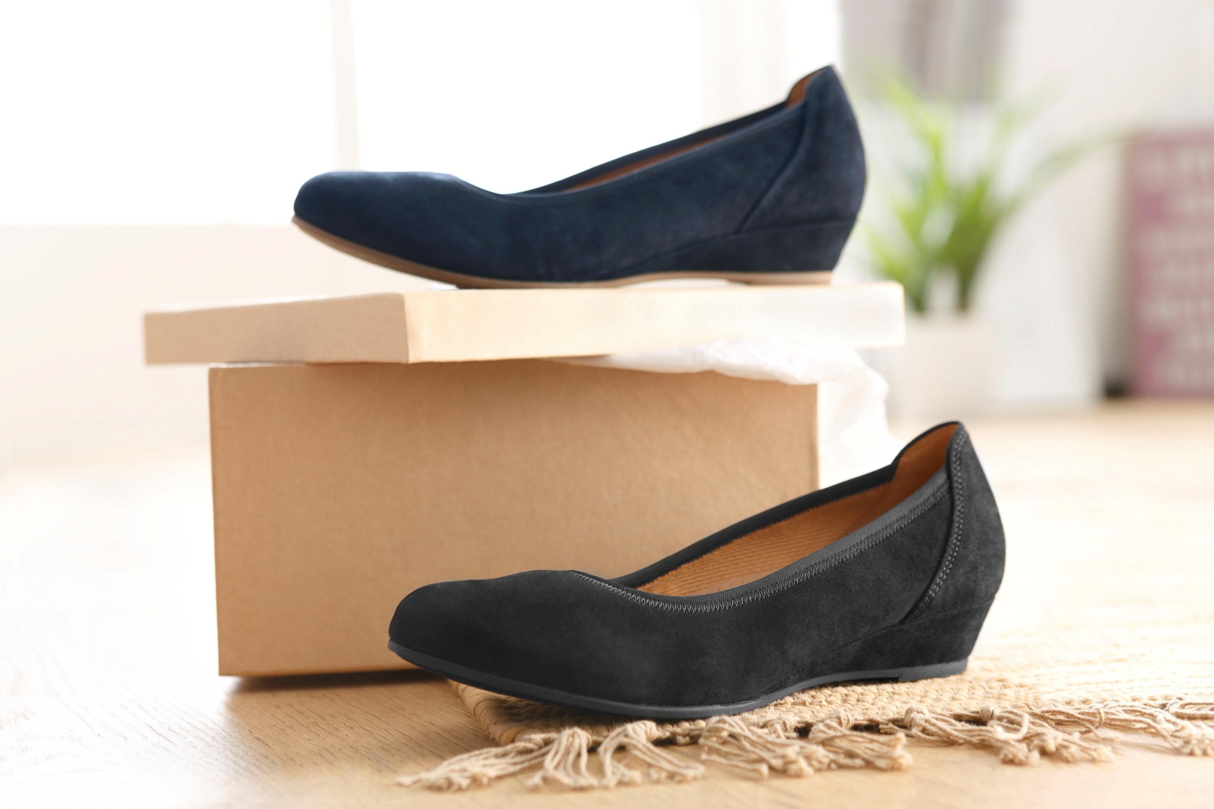 Gabor Pumps »KRETA«, Keilabsatz, Halbschuh, Schlupfschuh, in bequemer Weite G (= weit)