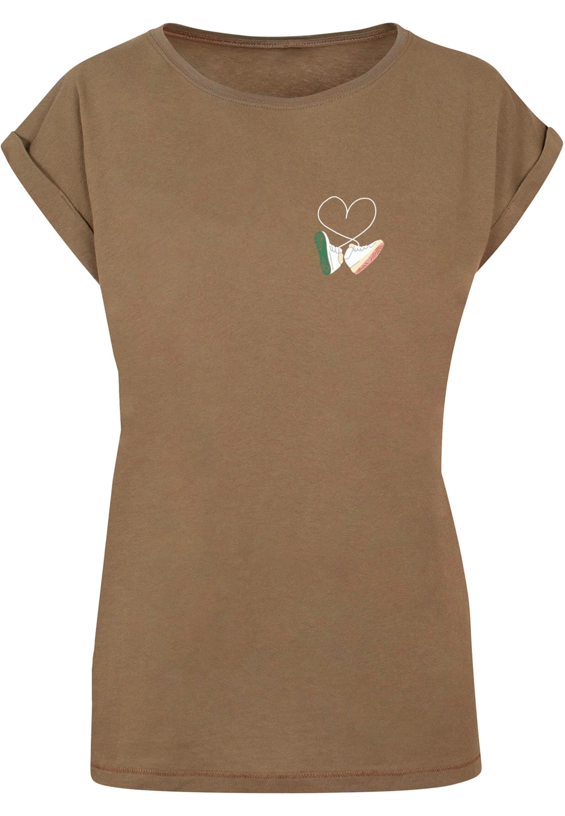 MisterTee Kurzarmshirt "MisterTee Damen Ladies Kicks Love EMB Tee" 1 Stk. t günstig online kaufen