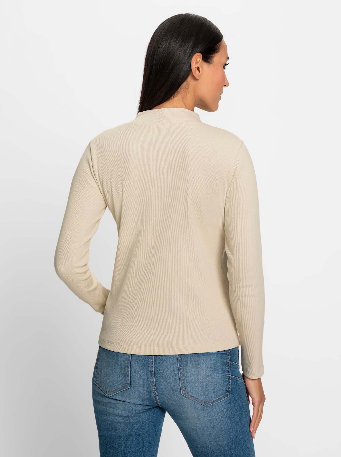 heine Stehkragenshirt »Shirt«, (1 tlg.)