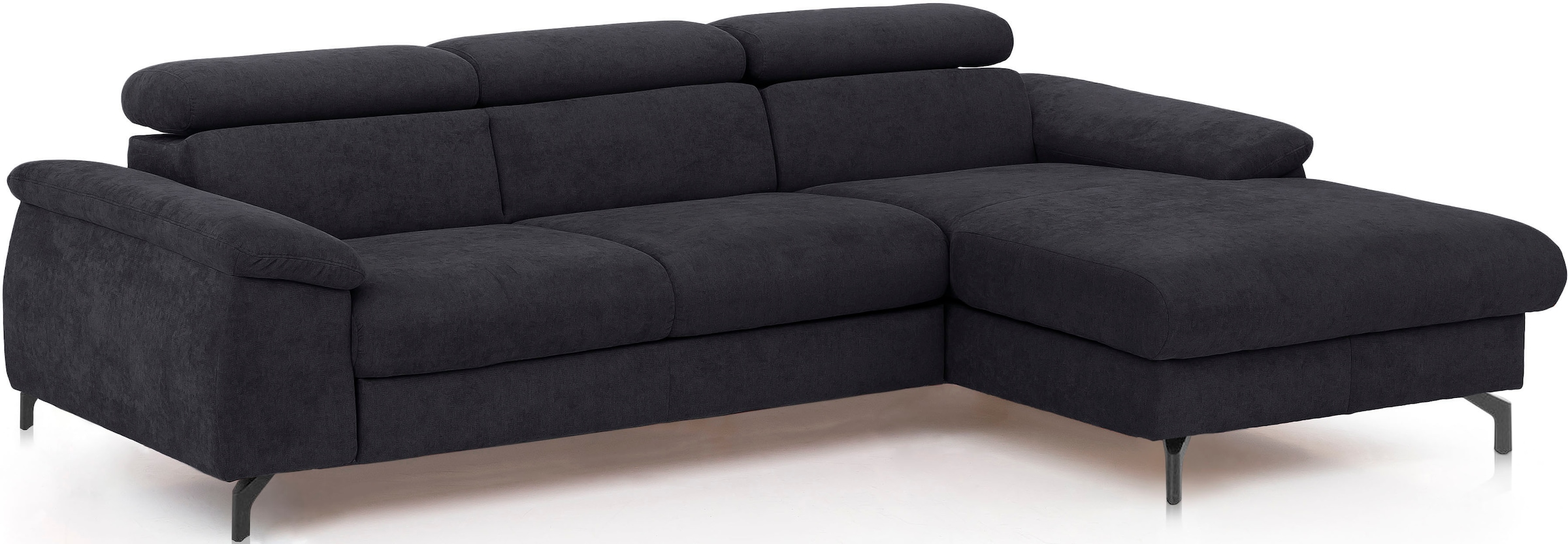 COTTA Ecksofa »Kitty L-Form, B: 242 cm« mit Kopfteilverstellung, optional Bettfunktion & Bettkasten