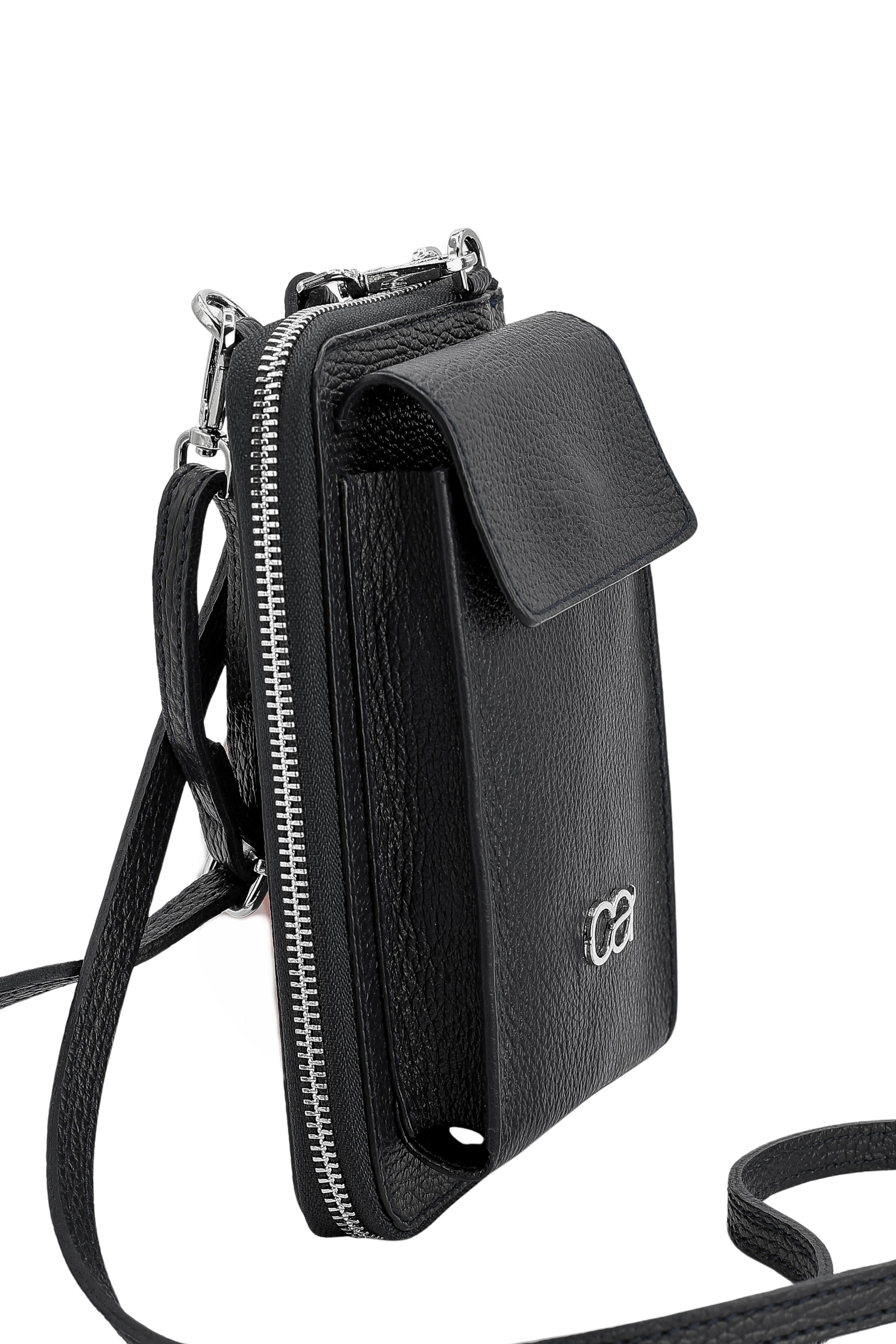 COLLEZIONE ALESSANDRO Umhängetasche »Event«, Echt Leder Handy Geldbörse zum Umhängen