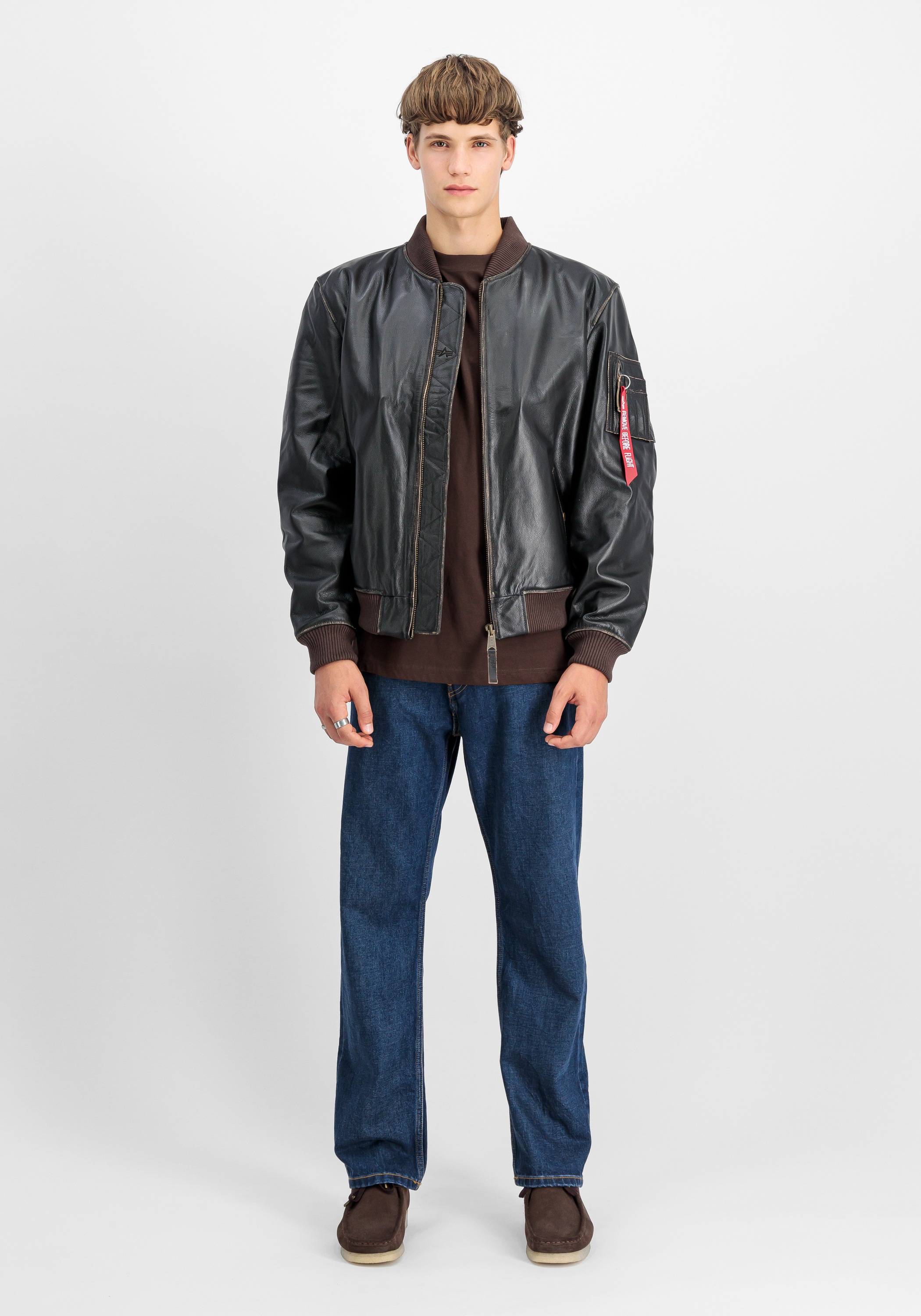 Thumbnail - Alpha Industries Lederjacke "MA-1 Leather LF"