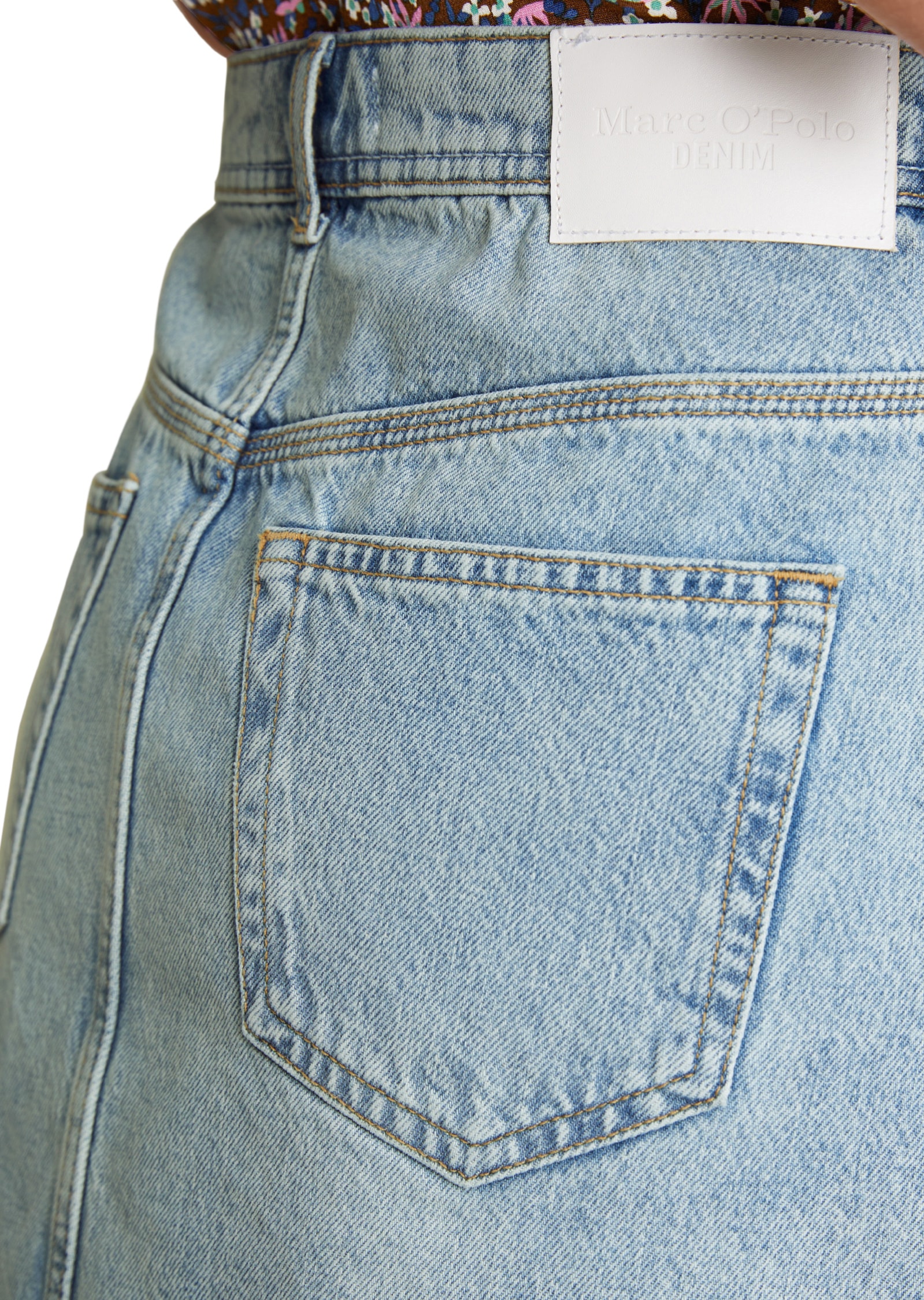 Marc O'Polo DENIM Jeansrock »aus Rigid-Denim«