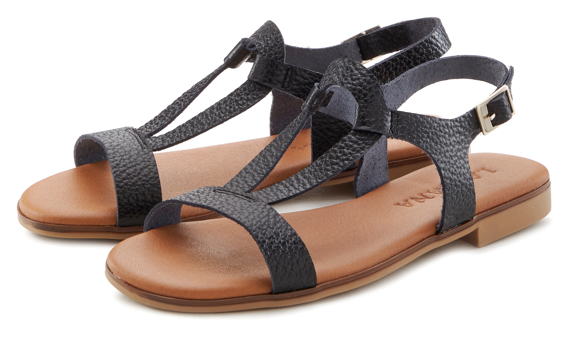 LASCANA Sandale "Sommerschuh", Sandalette, Sommerschuh aus hochwertigem Led günstig online kaufen