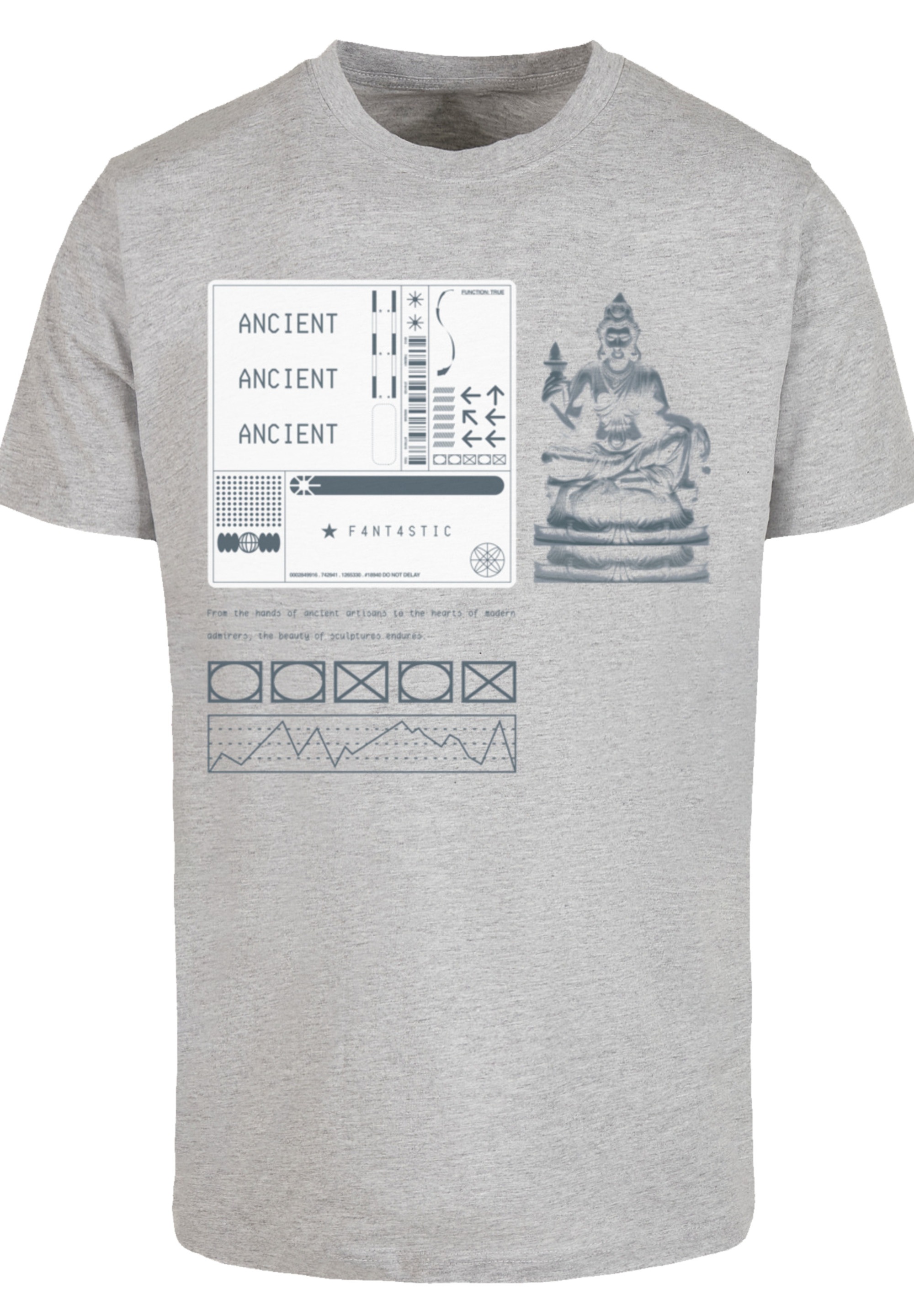 F4NT4STIC T-Shirt »SCULPTURE BLAU«, Print ▷ für | BAUR